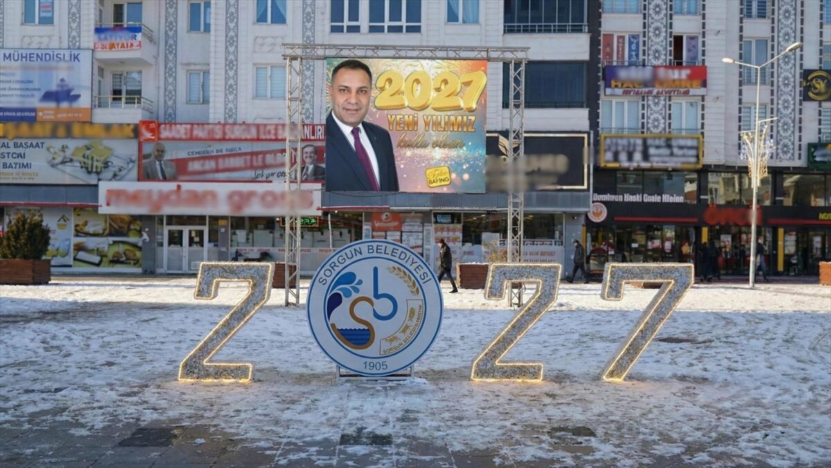 Sorgun Belediyesinin yeni yıl hazırlıkları