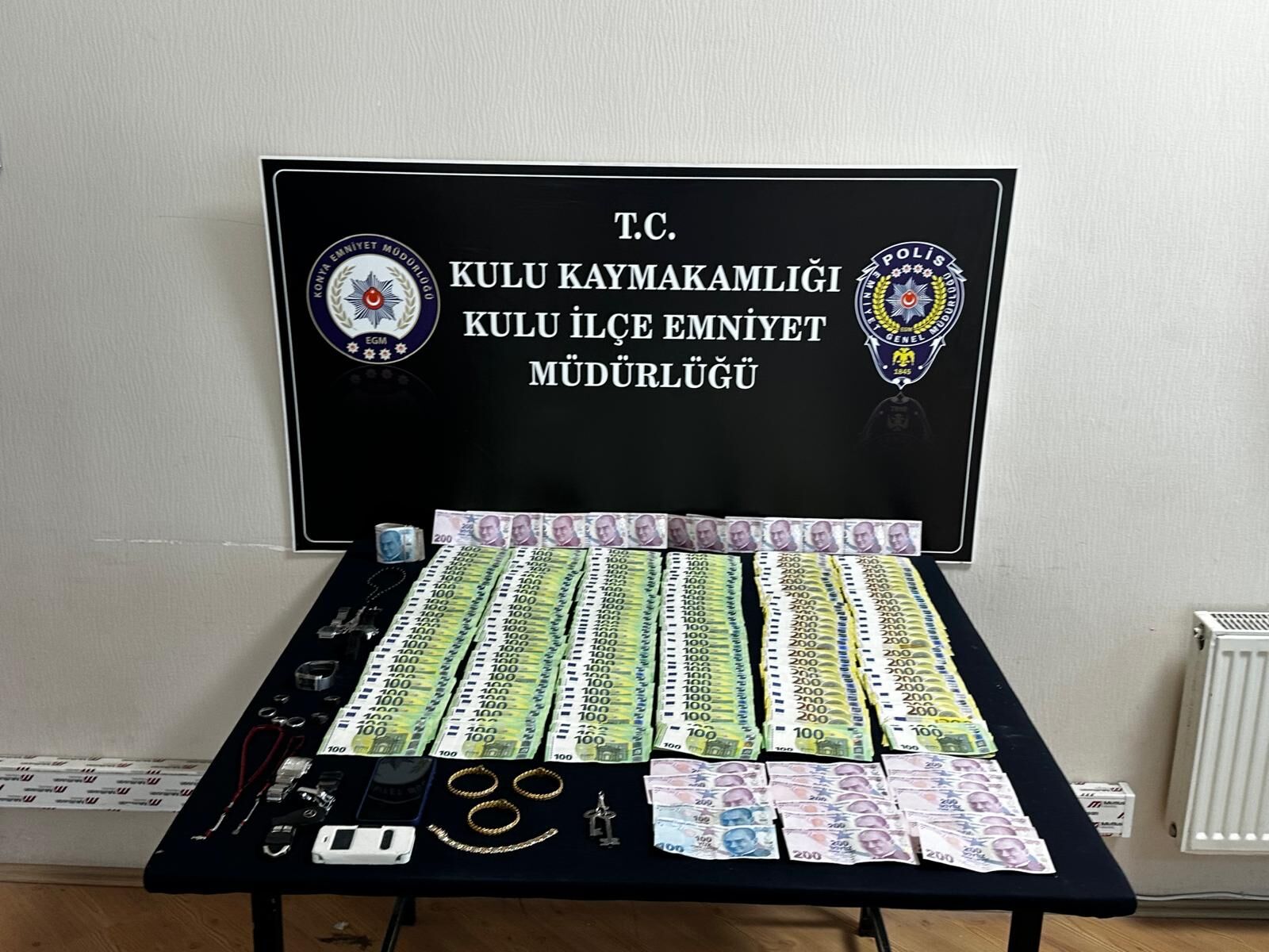 Konya'daki hırsızlık şüphelisi Aksaray'da yakalandı