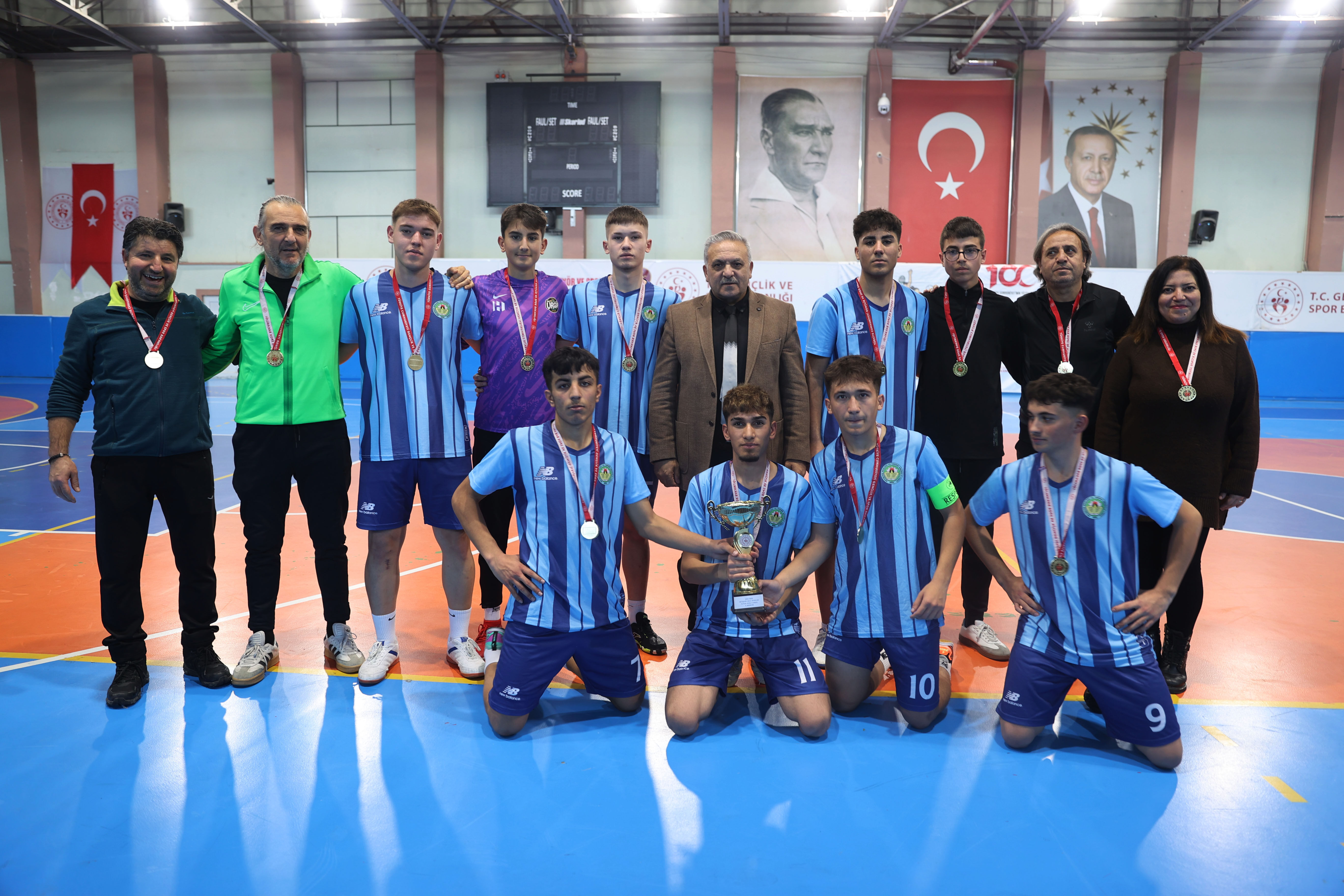 Nevşehir'de okullararası futsal turnuvası sona erdi
