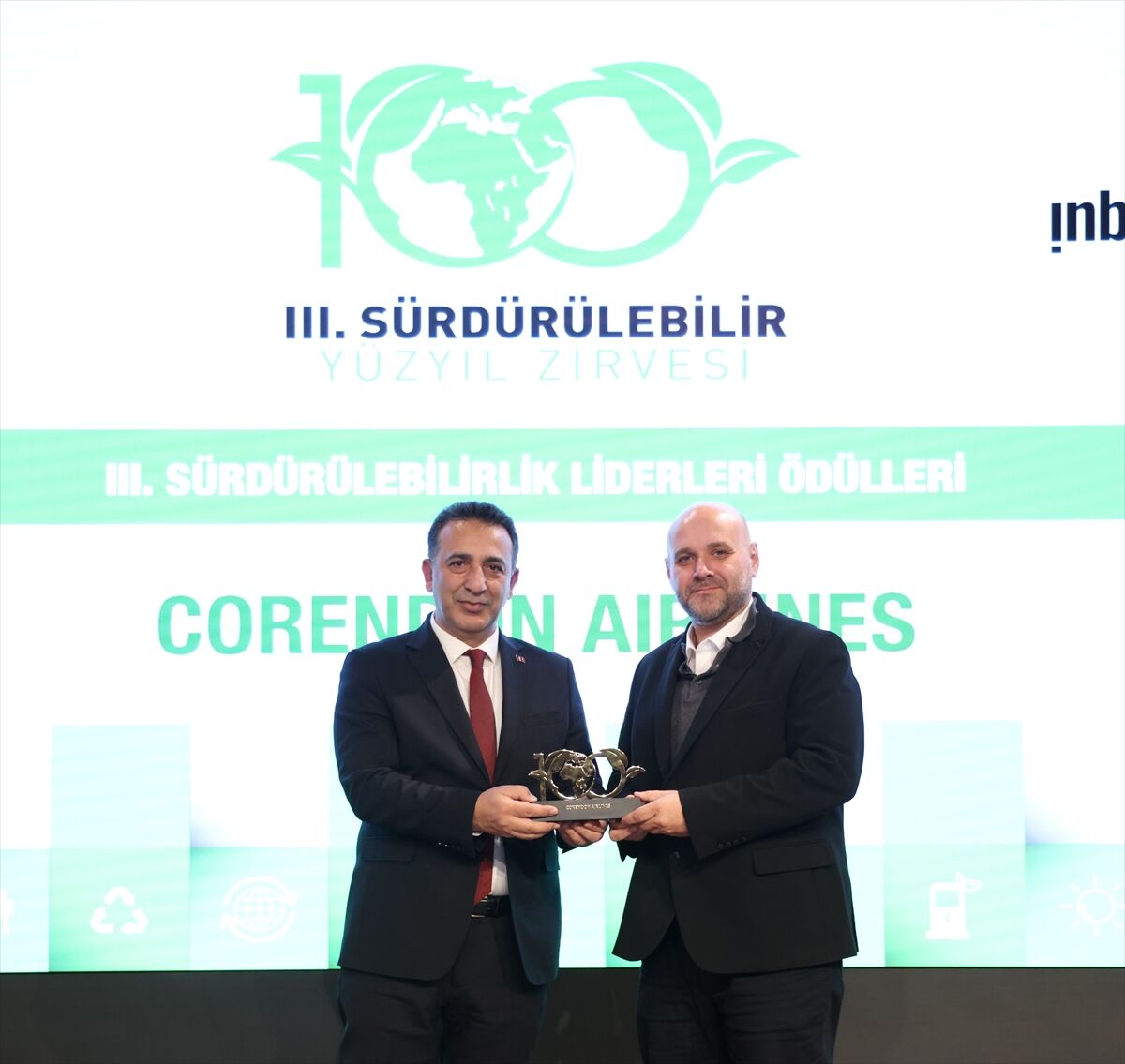 Corendon Airlines'a sürdürülebilirlik ödülü