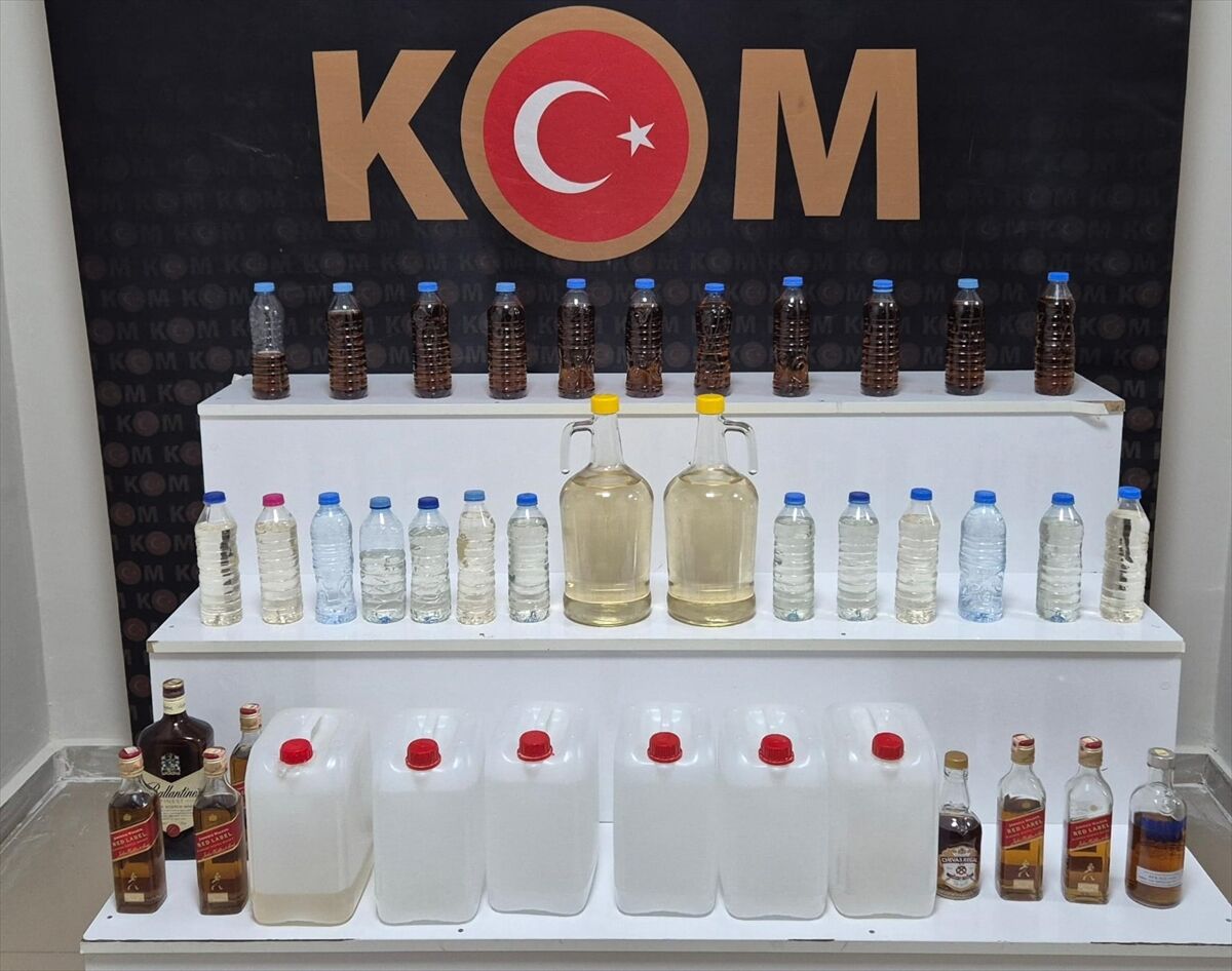 Kırşehir'de kaçak alkol ele geçirildi