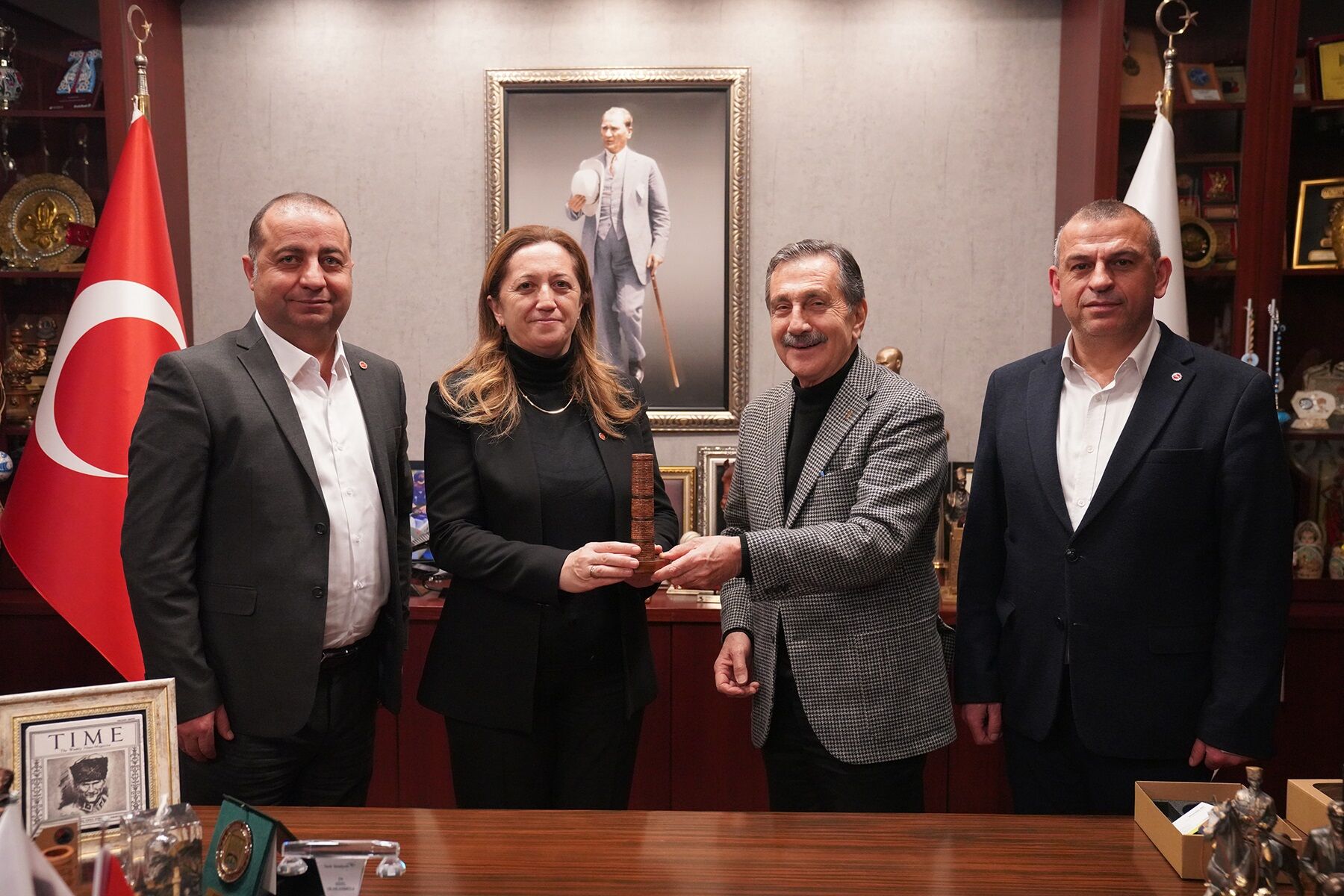 Başkan Ataç DİSK Başkanını ağırladı