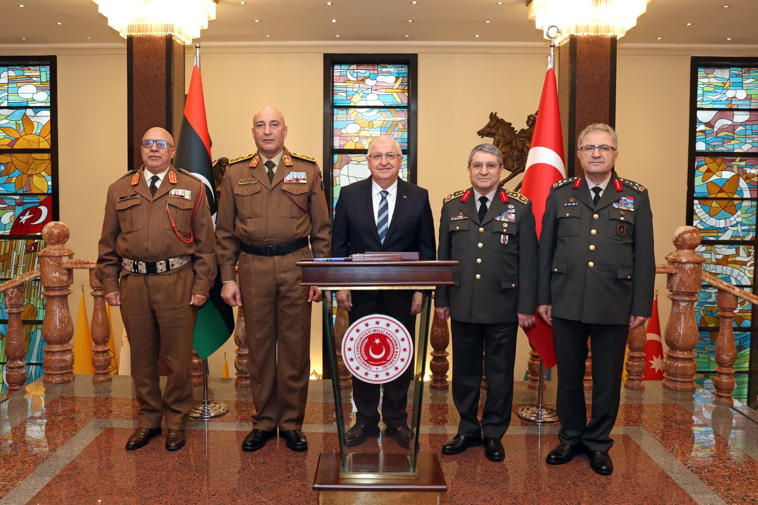 Milli Savunma Bakanı Güler, Libya Genelkurmay Başkanı Orgeneral Al-Haddad'ı kabul etti
