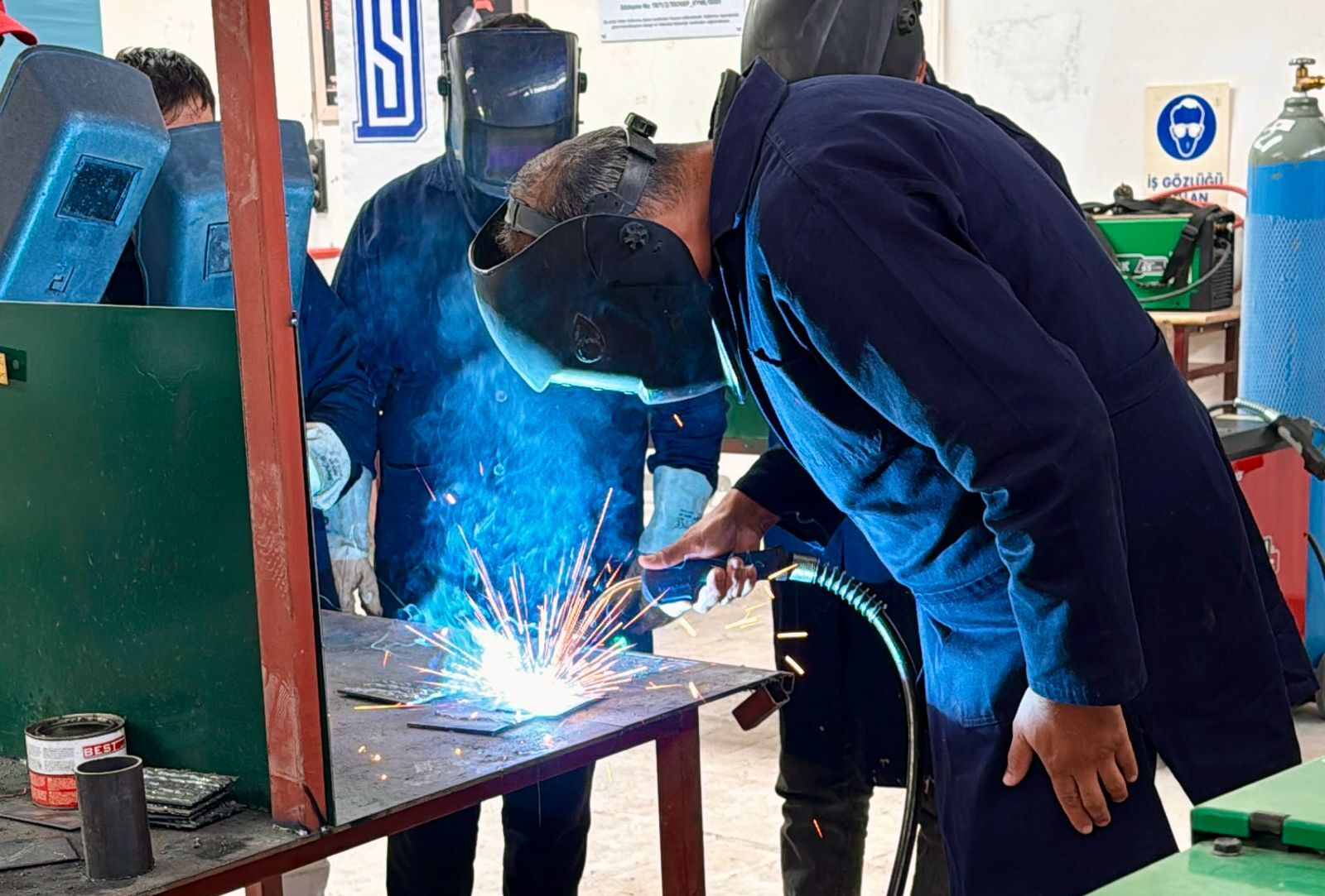 Kaynakçılığı öğrenen yükümlüler meslek sahibi oldu