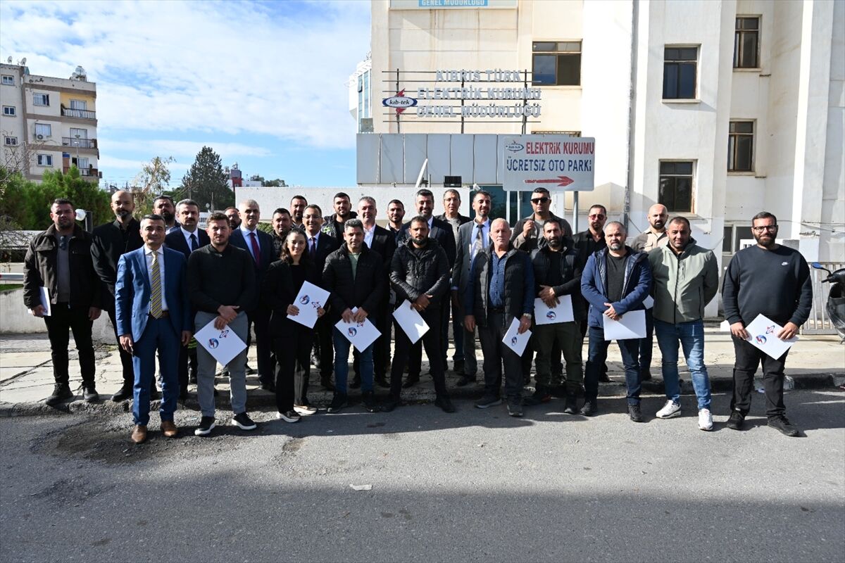 TEDAŞ, Kıbrıs Türk Elektrik Kurumu personeline elektrik ve iş güvenliği eğitimi verdi
