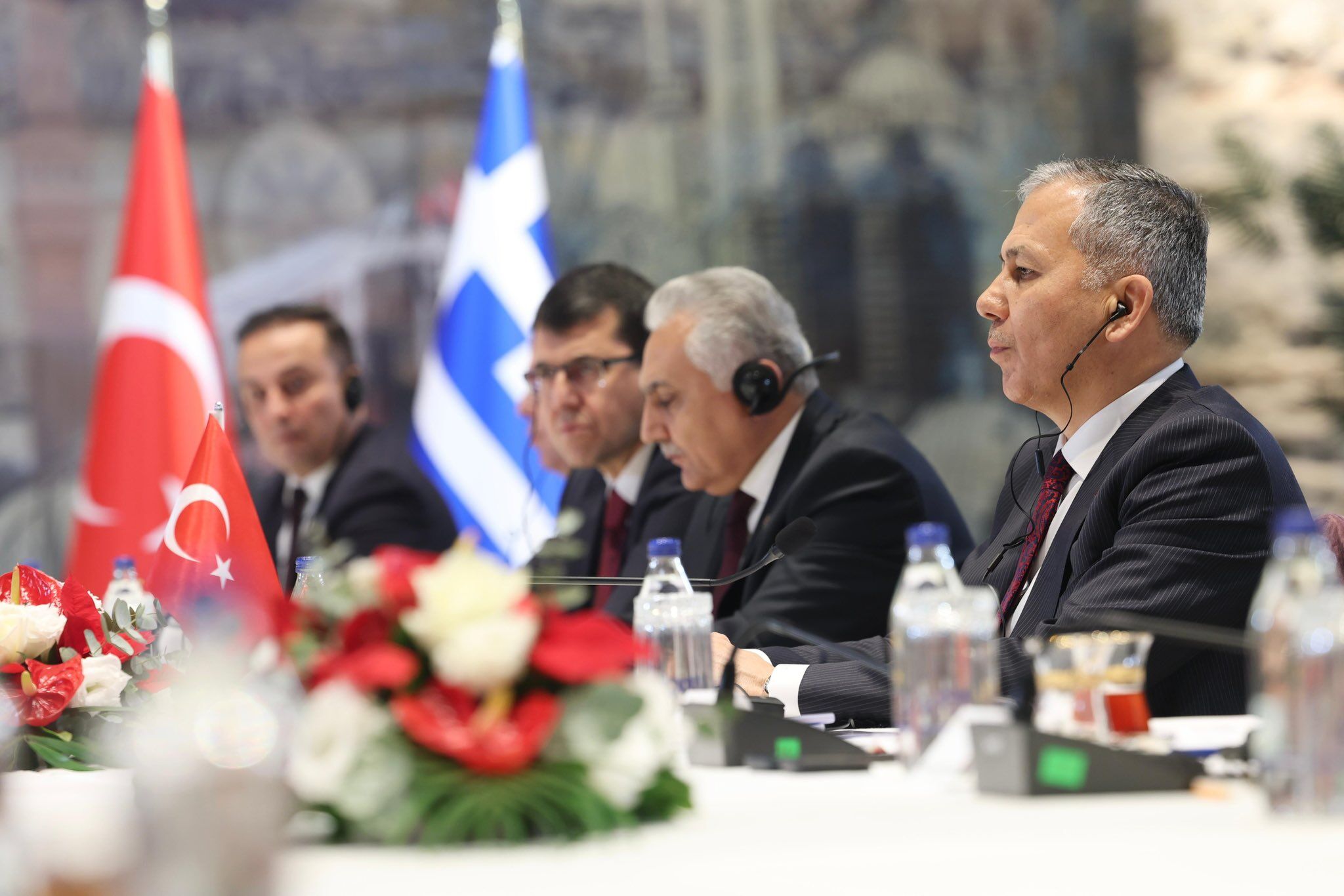 İçişleri Bakanı Yerlikaya, Yunanistan Vatandaşı Koruma Bakanı Chrisochoidis ile görüştü: