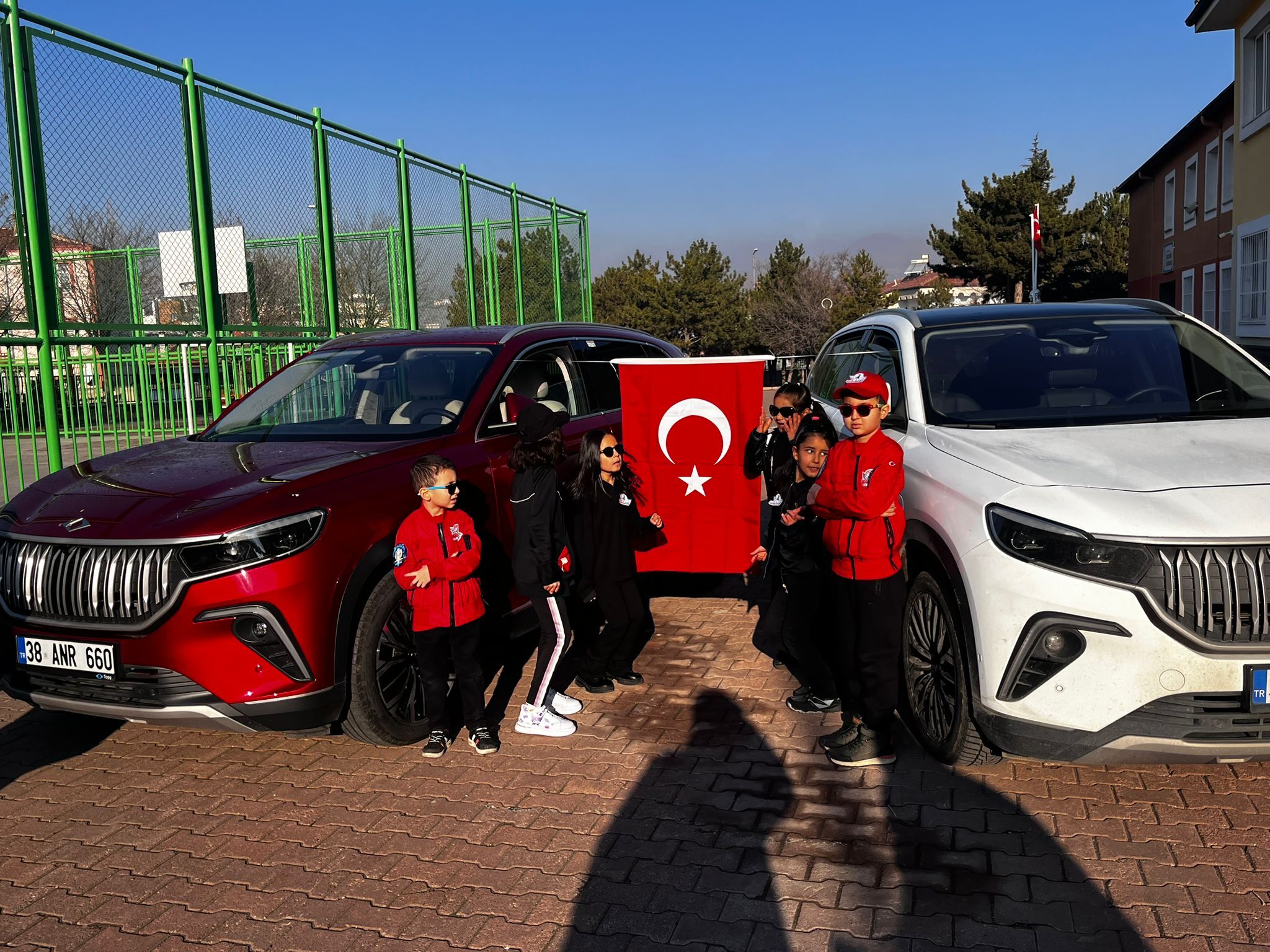 İncesu'da öğrencilere Türkiye'nin yerli otomobili Togg tanıtıldı