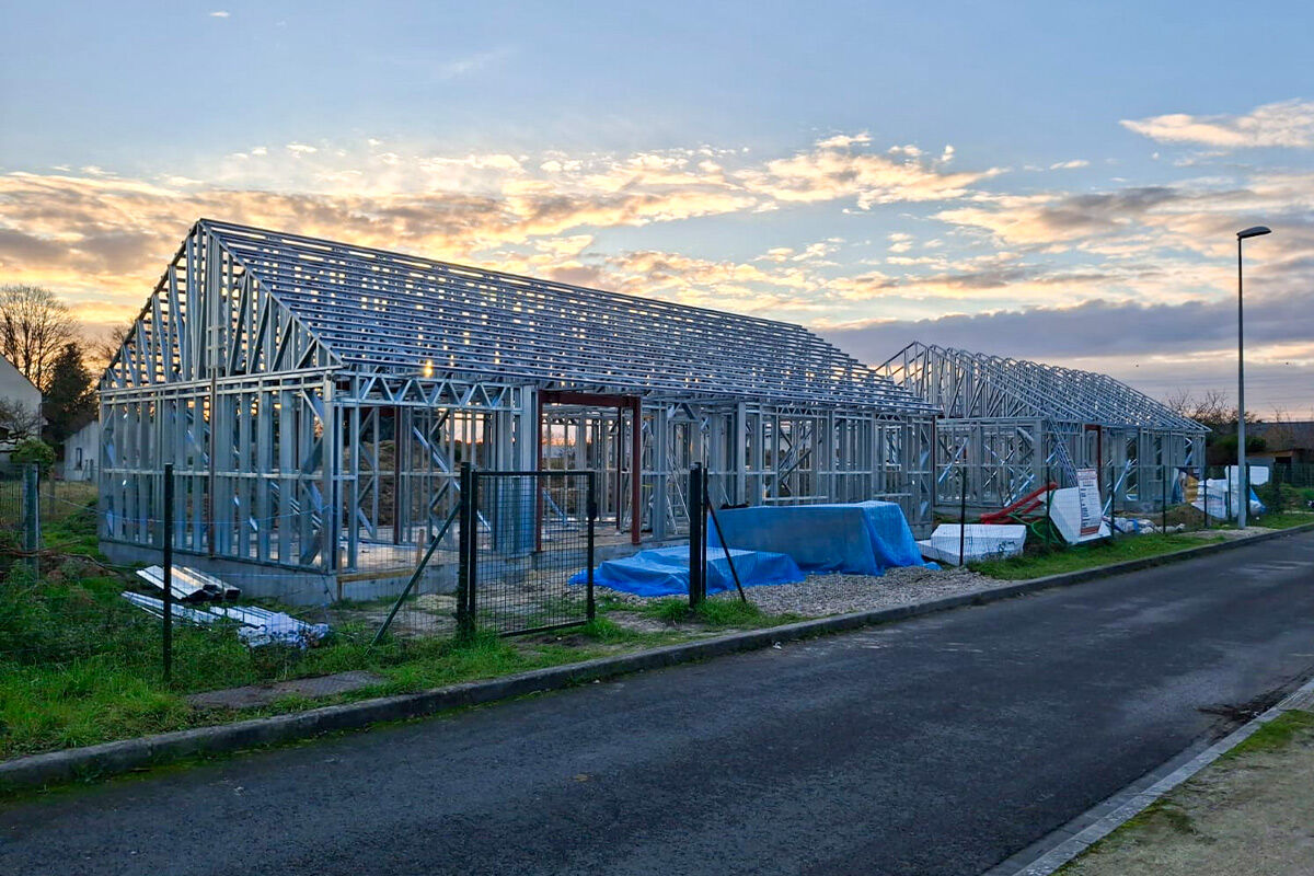 Karmod Fransa'daki çelik konstrüksiyon ev projelerinin 6. etabına başladı