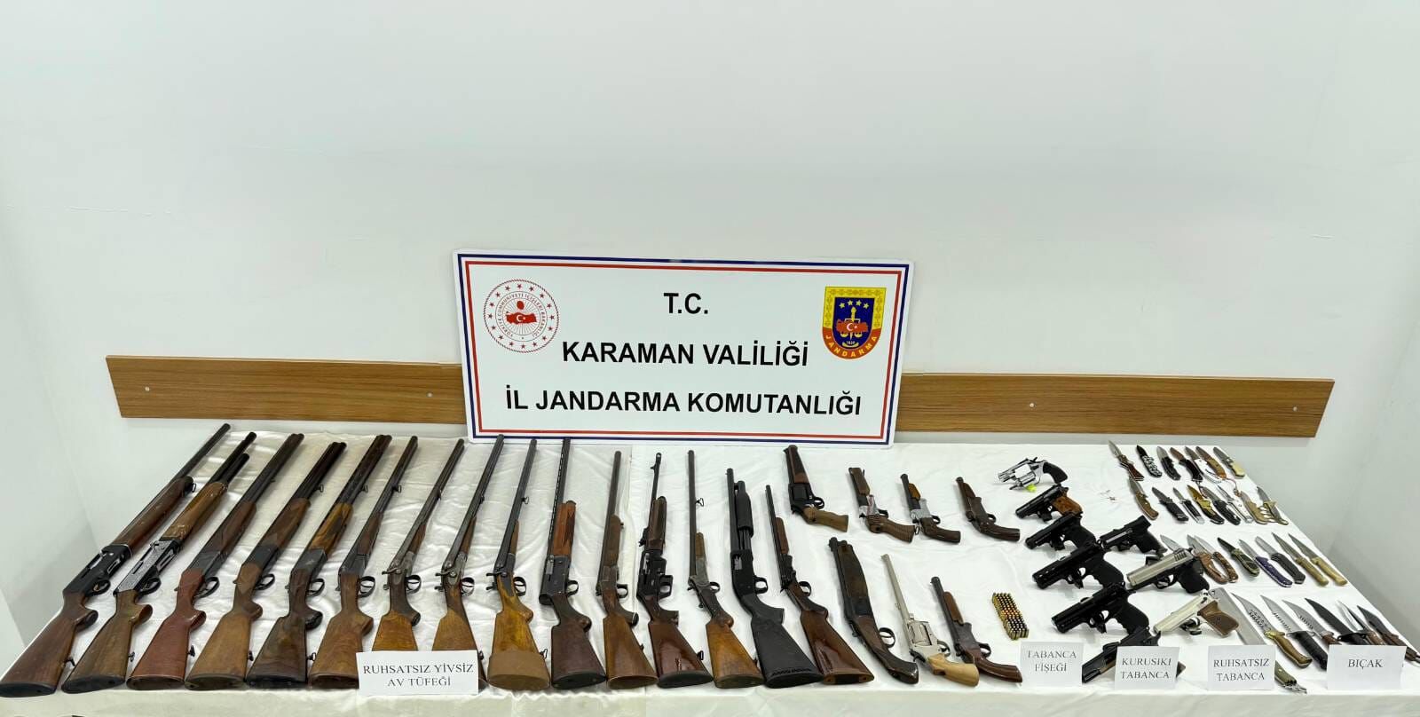 Karaman'da silah kaçakçılığı operasyonunda bir kişi yakalandı