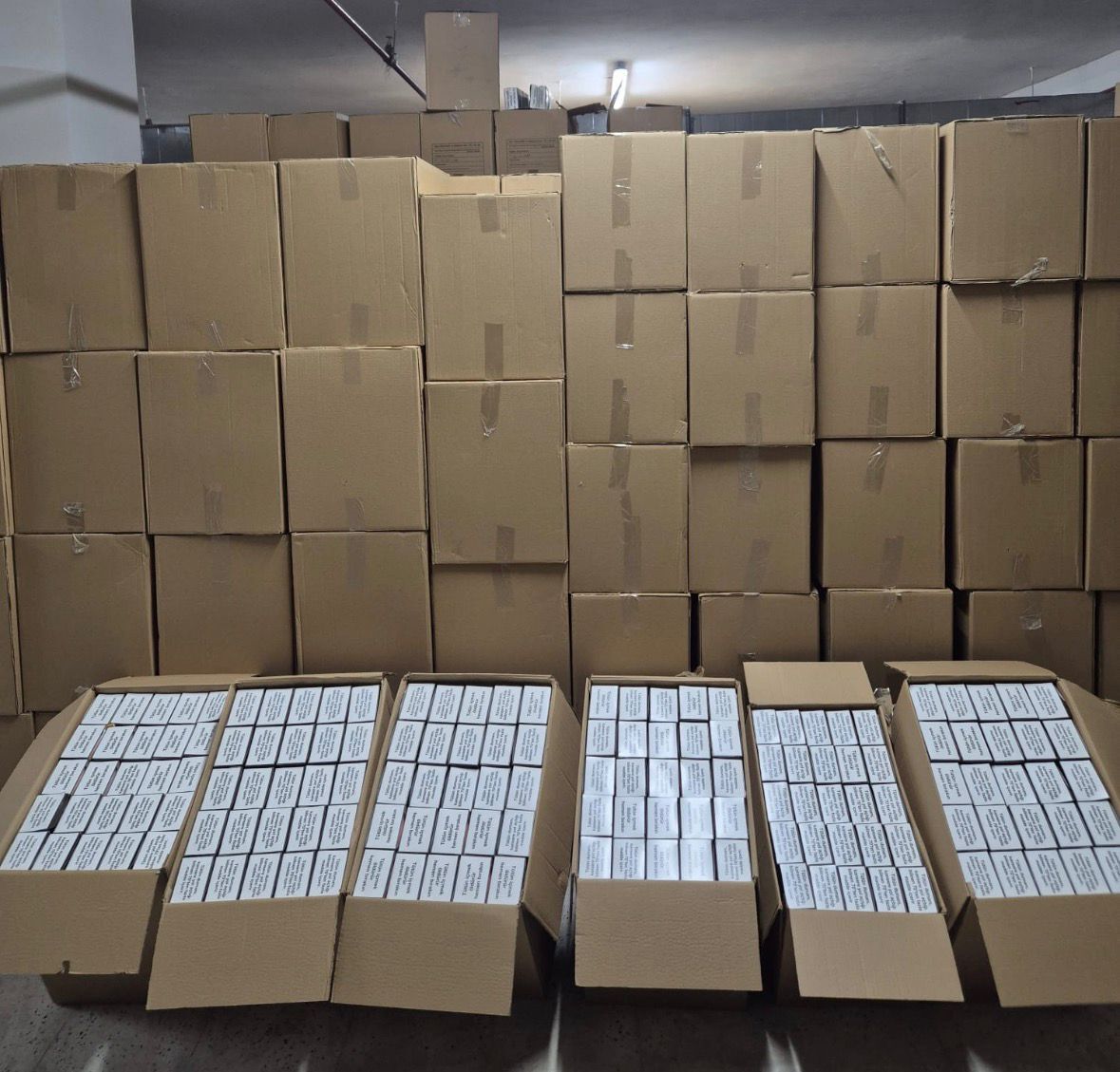 Kırşehir'de 1 milyon makaron ele geçirildi