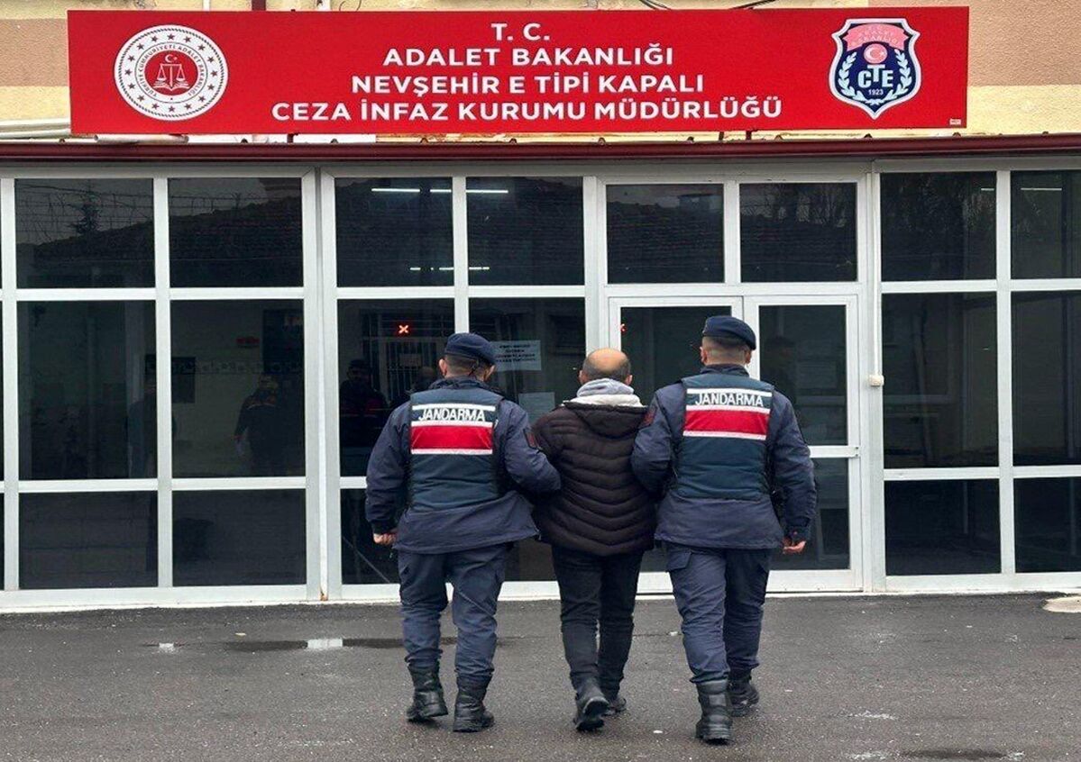 Nevşehir'de 18 yıl 4 ay kesinleşmiş hapis cezası bulunan firari yakalandı