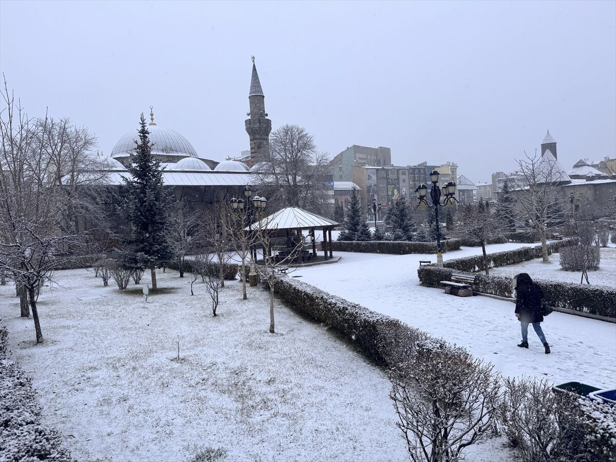Erzurum, Kars, Ardahan ve Tunceli'de kar etkili oluyor