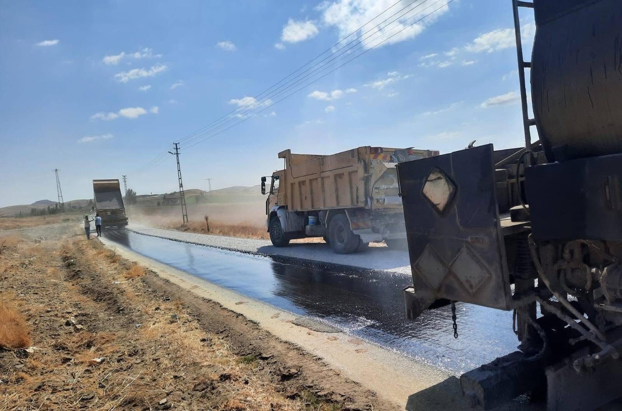 Sorgun'da köy yolları asfaltlandı