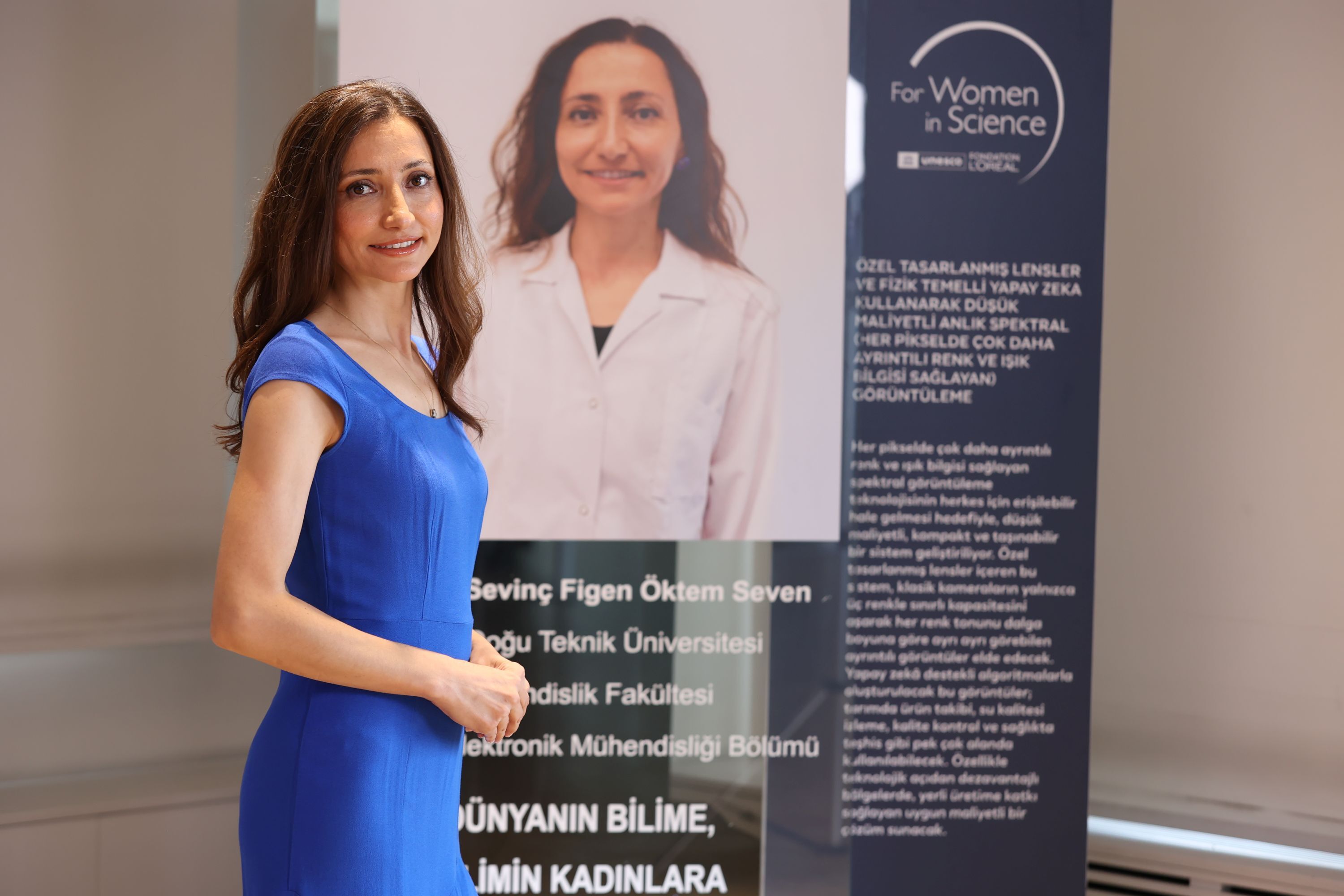 Orta Doğu Teknik Üniversitesi'nden Doç. Dr. Seven'e 'Bilim Kadınları İçin' programından ödül
