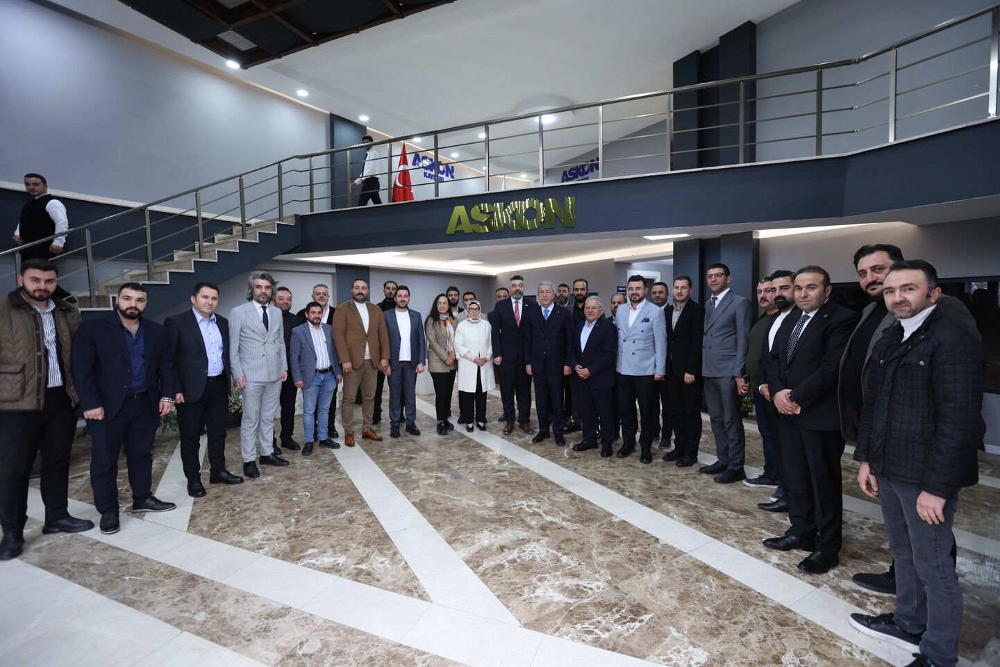 TBMM Milli Savunma Komisyonu Başkanı Akar ve Başkan Büyükkılıç'tan ASKON'a ziyaret