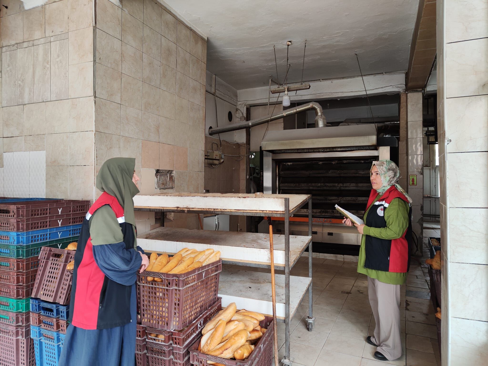 Gemerek'te ilçe esnafı denetlendi