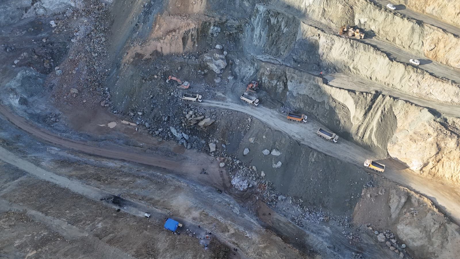 Sivas'ta maden ocağında göçük altında kalan şantiye müdürünü arama çalışmaları 18 gündür sürüyor