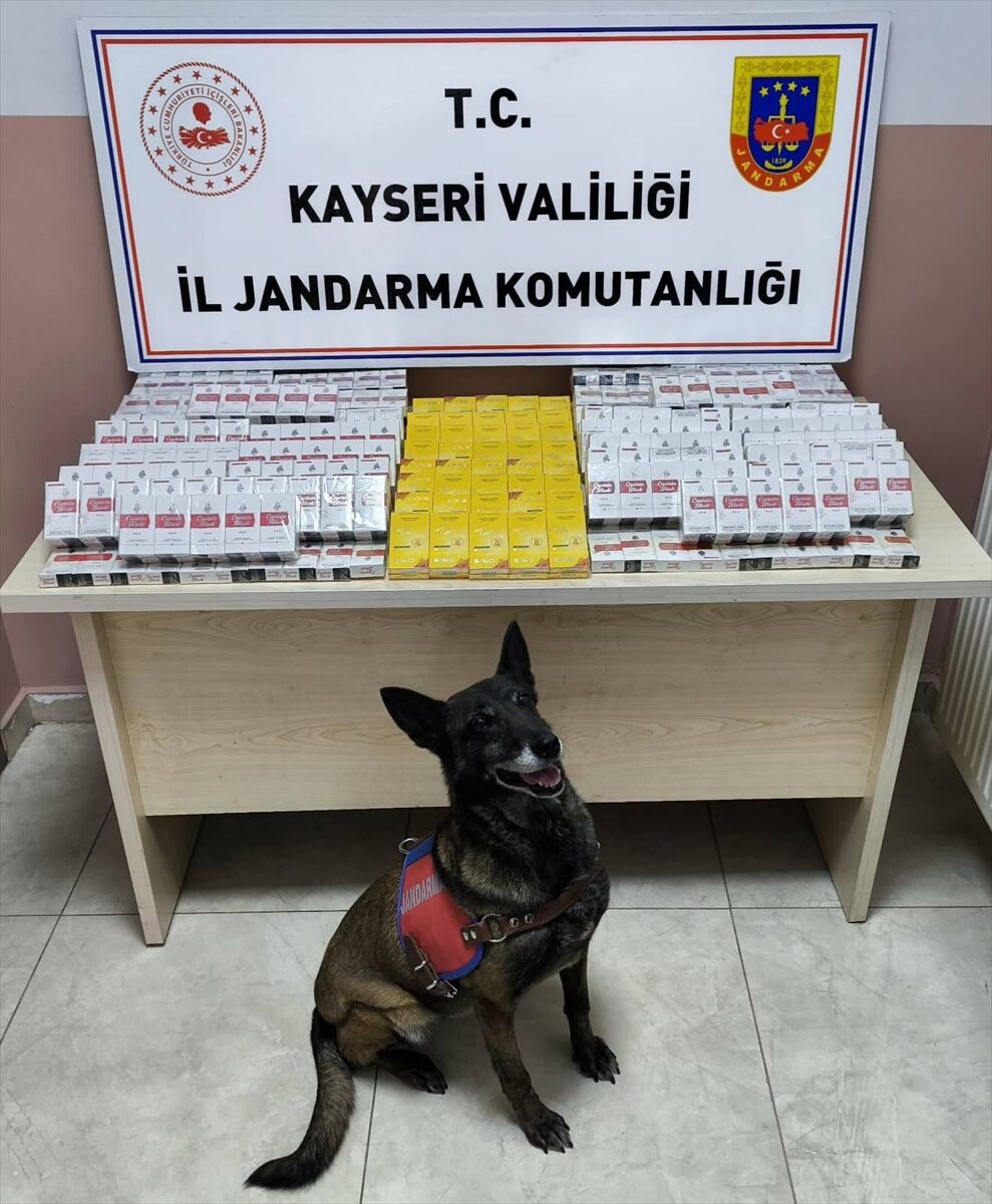 Kayseri'de 630 paket bandrolsüz kaçak sigara ele geçirildi