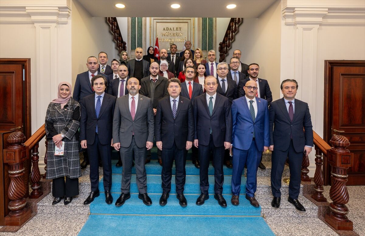 Adalet Bakanı Tunç, Filistin Başsavcısı Al-Khatib'i kabul etti