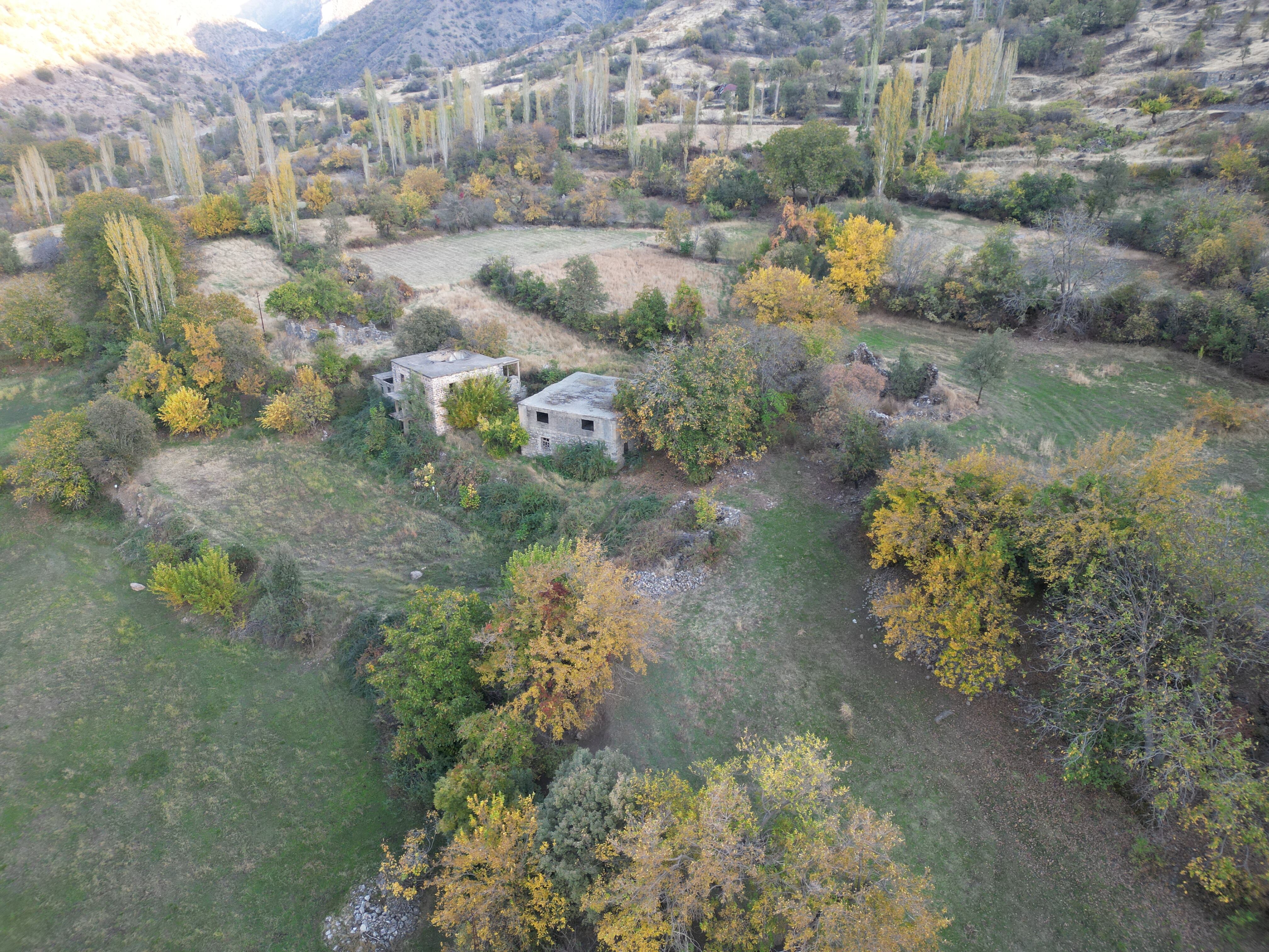 Şırnak'ın Uludere ilçesindeki sonbahar renkleri dronla görüntülendi