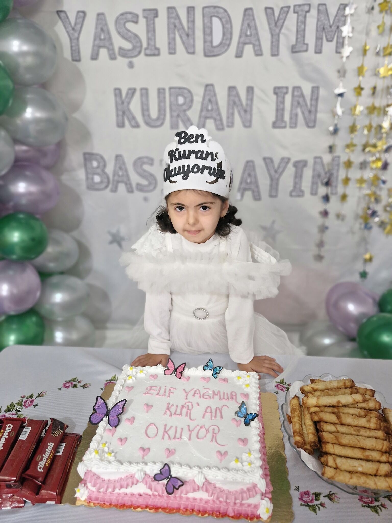 Ulaş'ta 4 yaşındaki öğrenci Kur'an-ı Kerim okumanın sevincini yaşadı