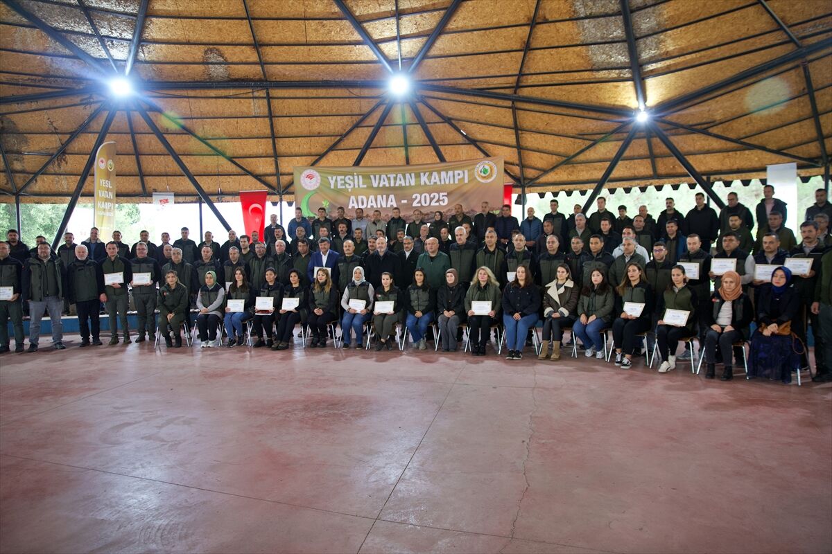 Osmaniye'de orman personeli için düzenlenen doğa kampı sona erdi