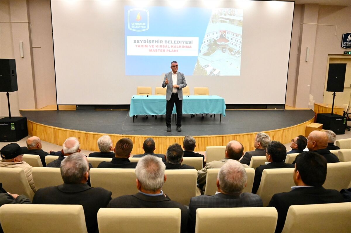 Seydişehir'de tarımsal sulama toplantısı yapıldı