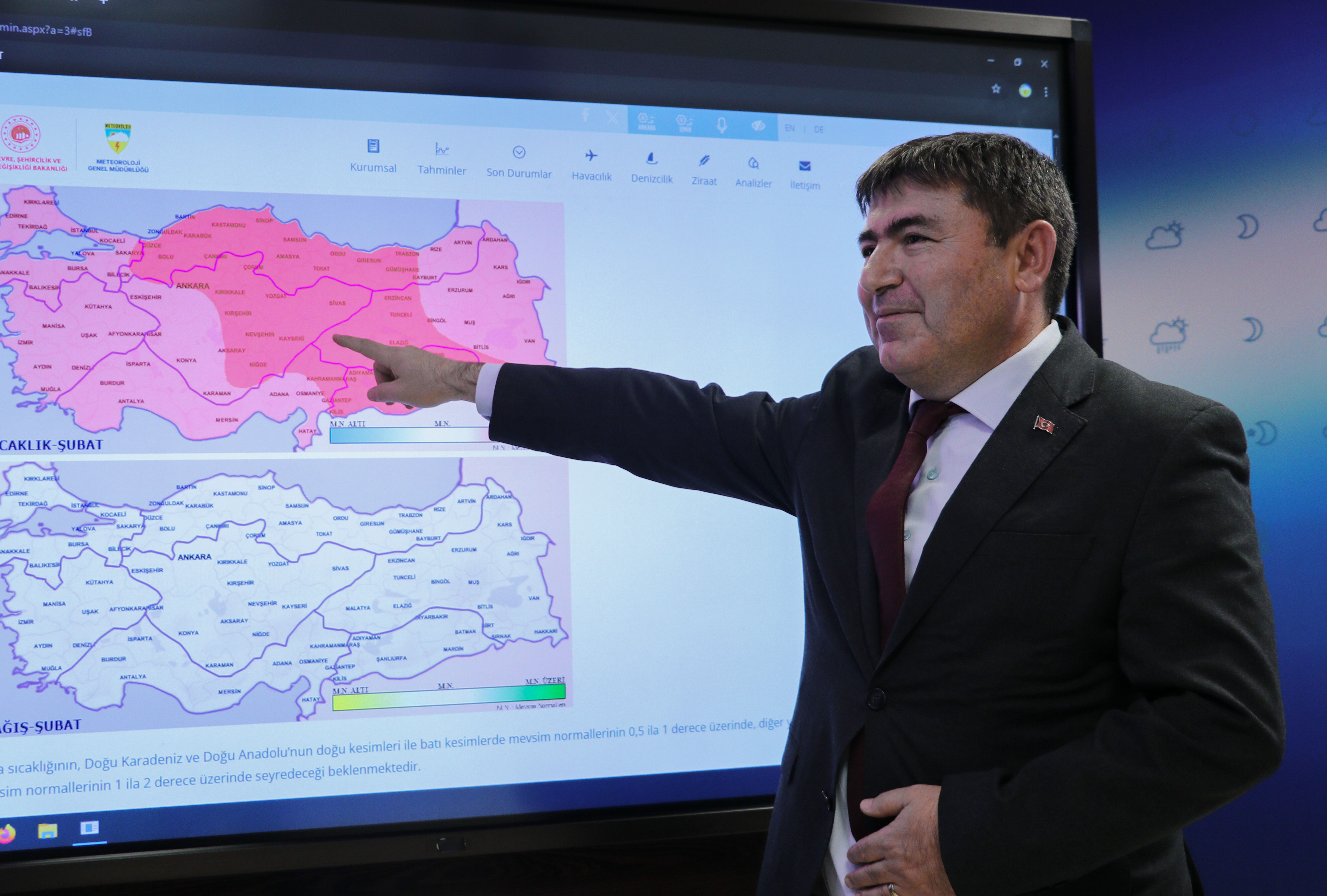 Kışın sıcaklıklar mevsim normallerinin üzerinde seyredecek