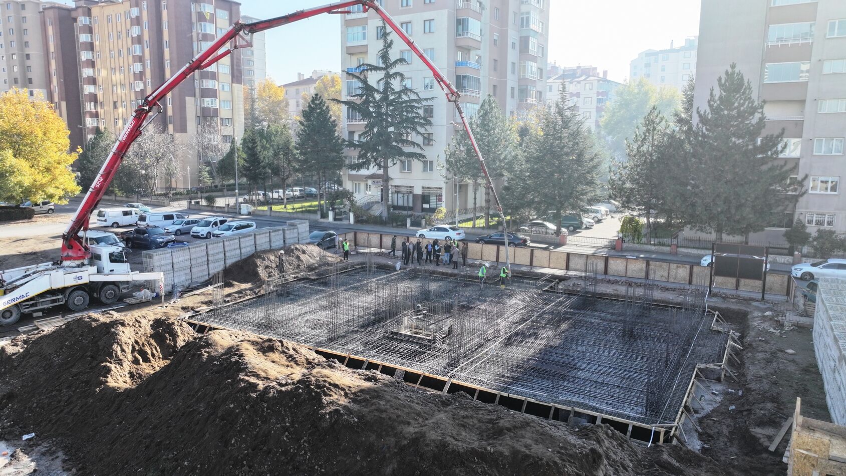 Erciyesevler Mahallesi'ne yapılacak 7 hekimli aile sağlık merkezinin temeli atıldı