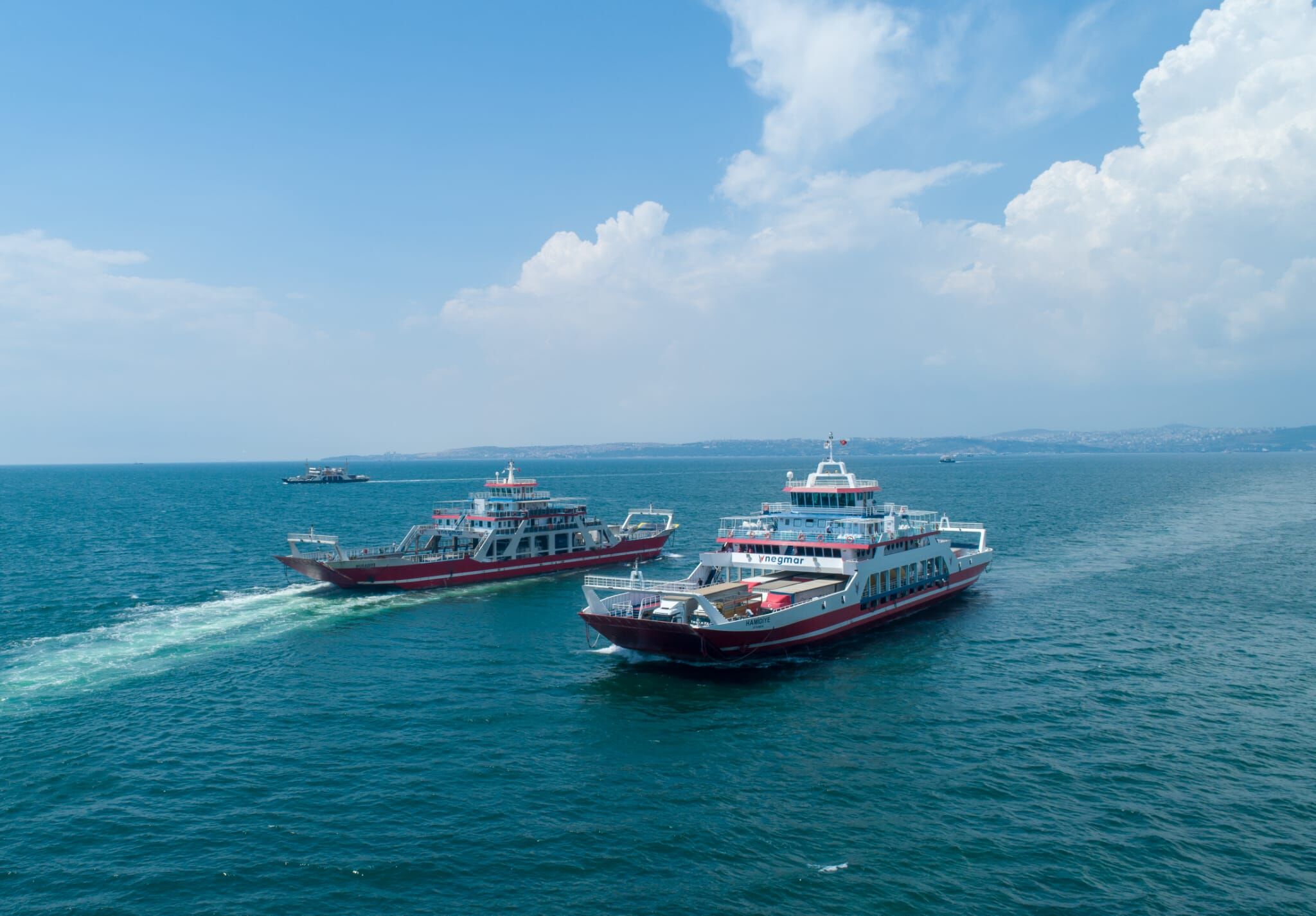 Negmar Narlı Feribot'tan Marmara Denizi'nin iki yakasına yıl boyu kesintisiz hizmet