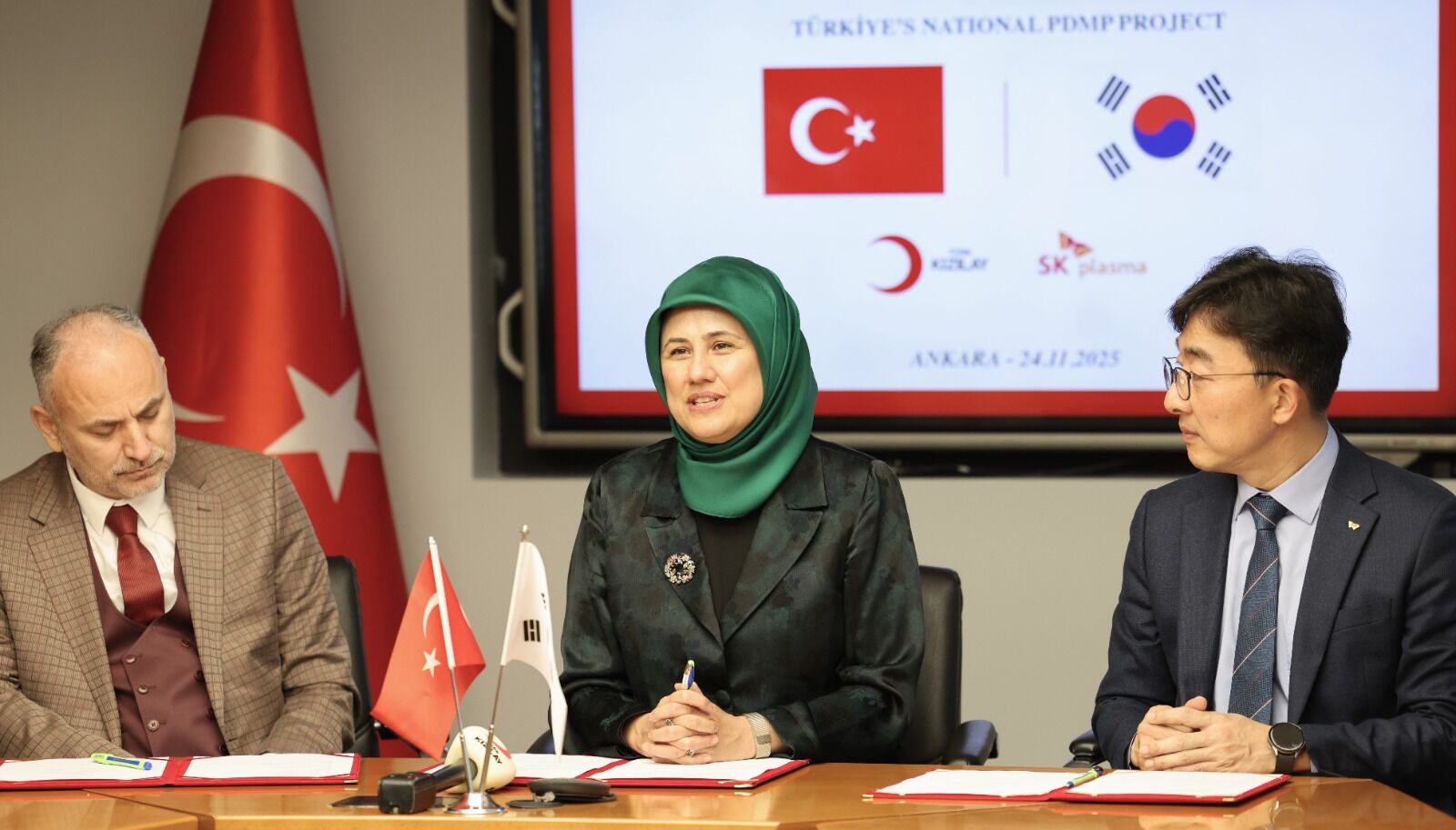 Türk Kızılay ile Güney Koreli şirket, plazmadan ilaç üretim tesisi kurmak için anlaşma imzaladı