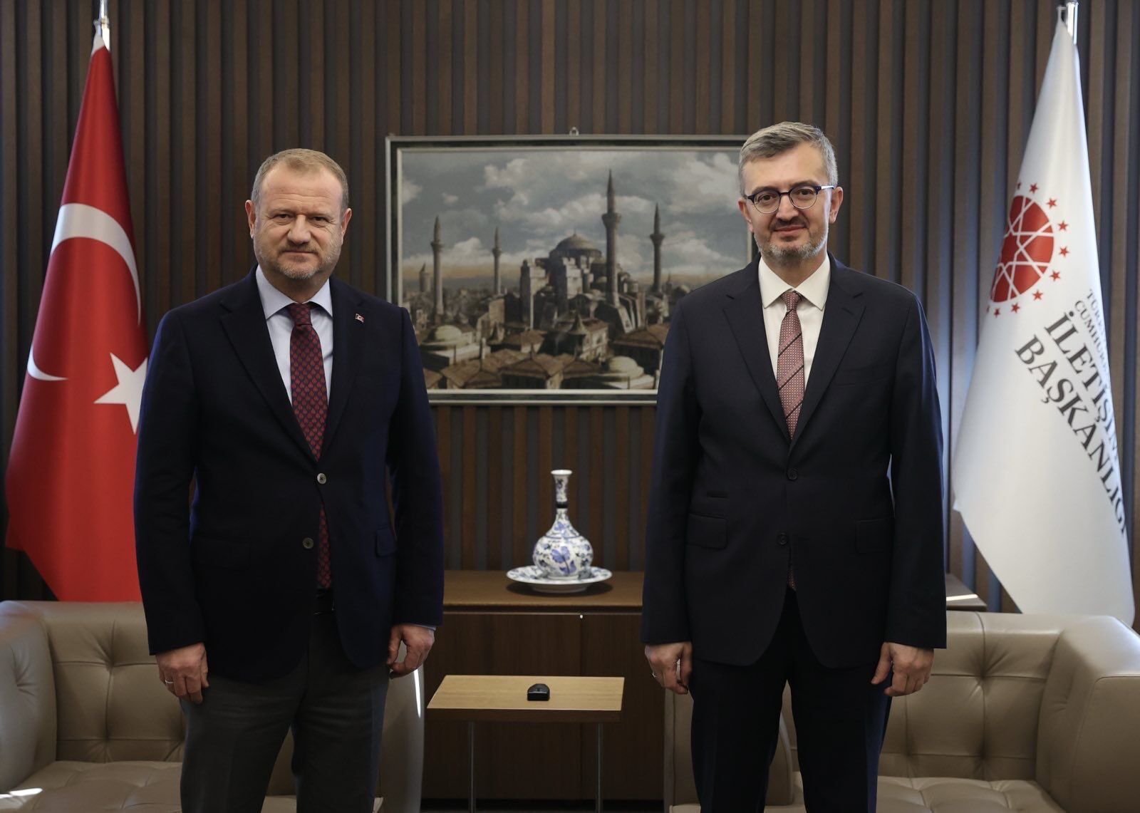 İletişim Başkanı Duran, RTÜK Başkanı Daniş ile görüştü