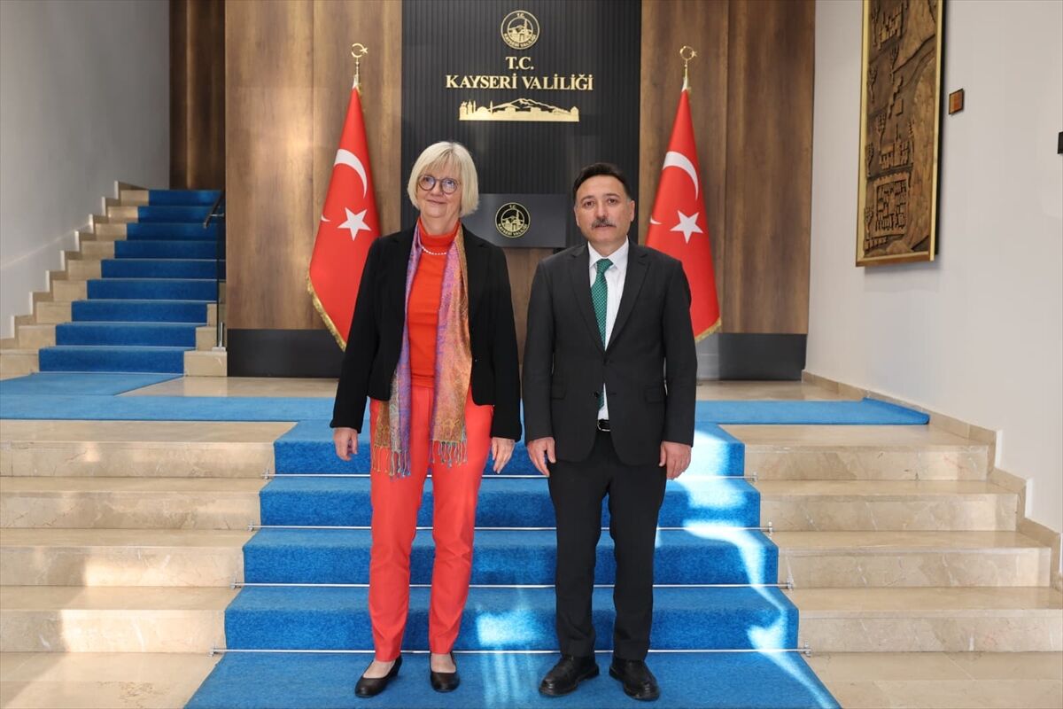 Almanya'nın Ankara Büyükelçisi Sorg'dan Vali Çiçek'e ziyaret