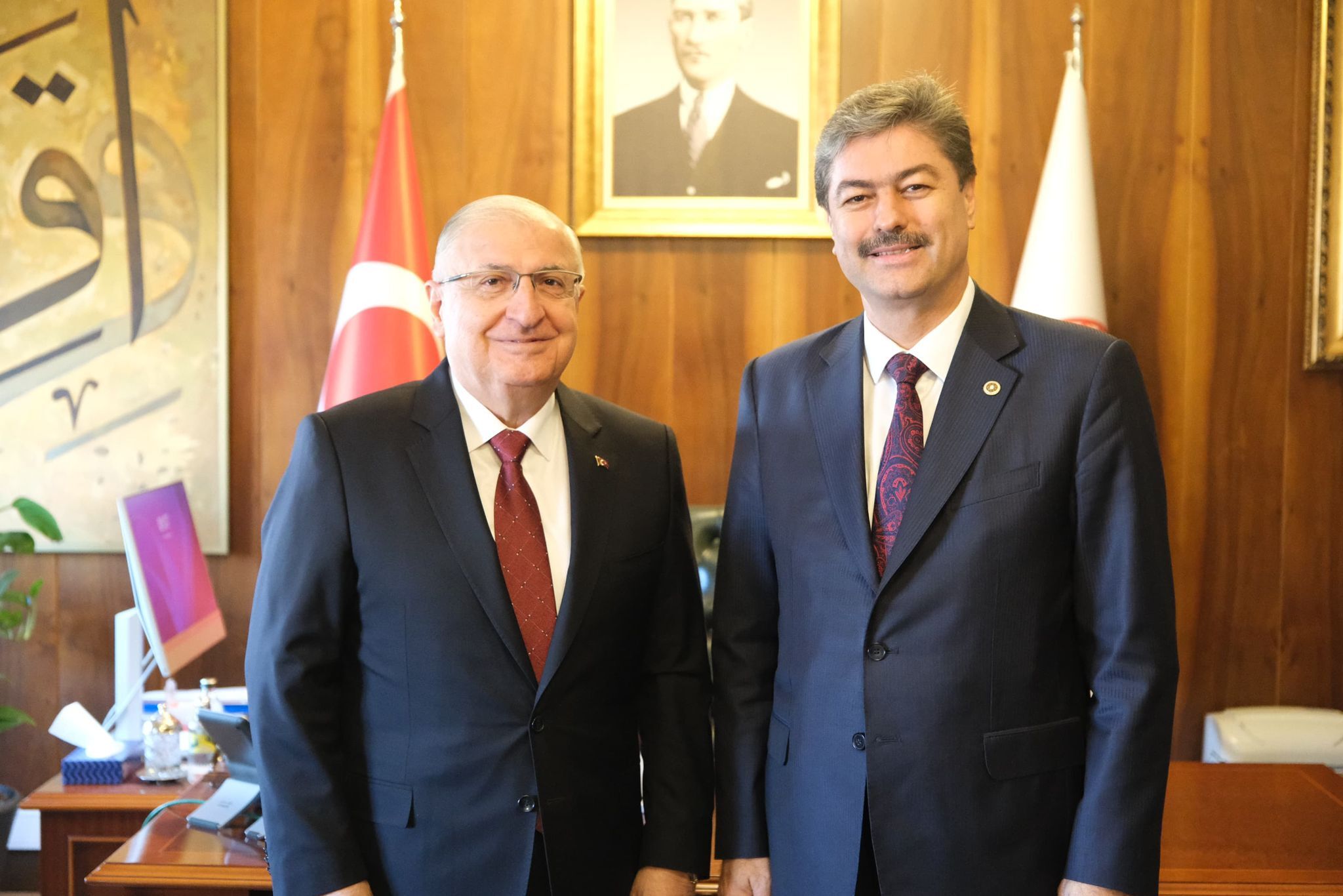 AK Parti Kırşehir Milletvekili Erkan, Bakan Güler'le bir araya geldi