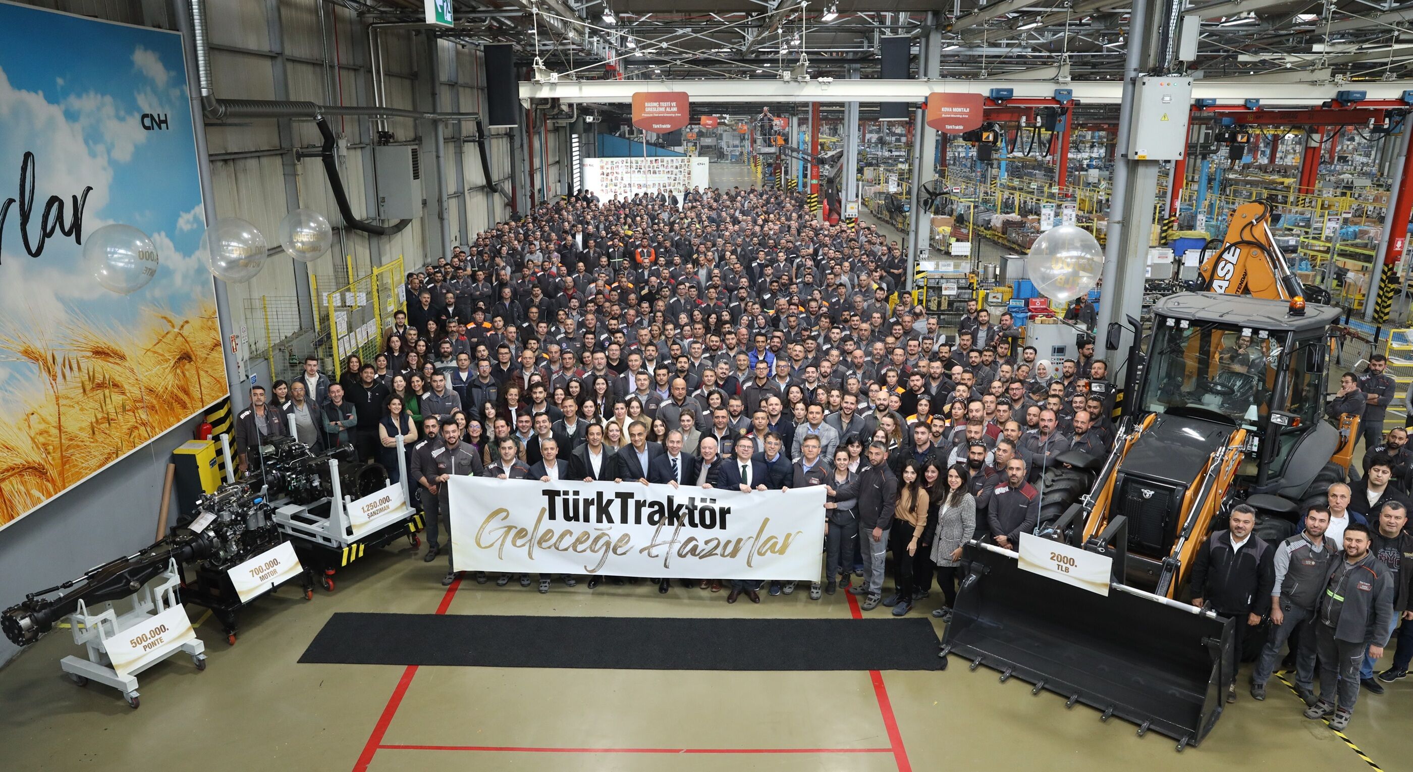 TürkTraktör üretimde dört kilometre taşını geride bıraktı