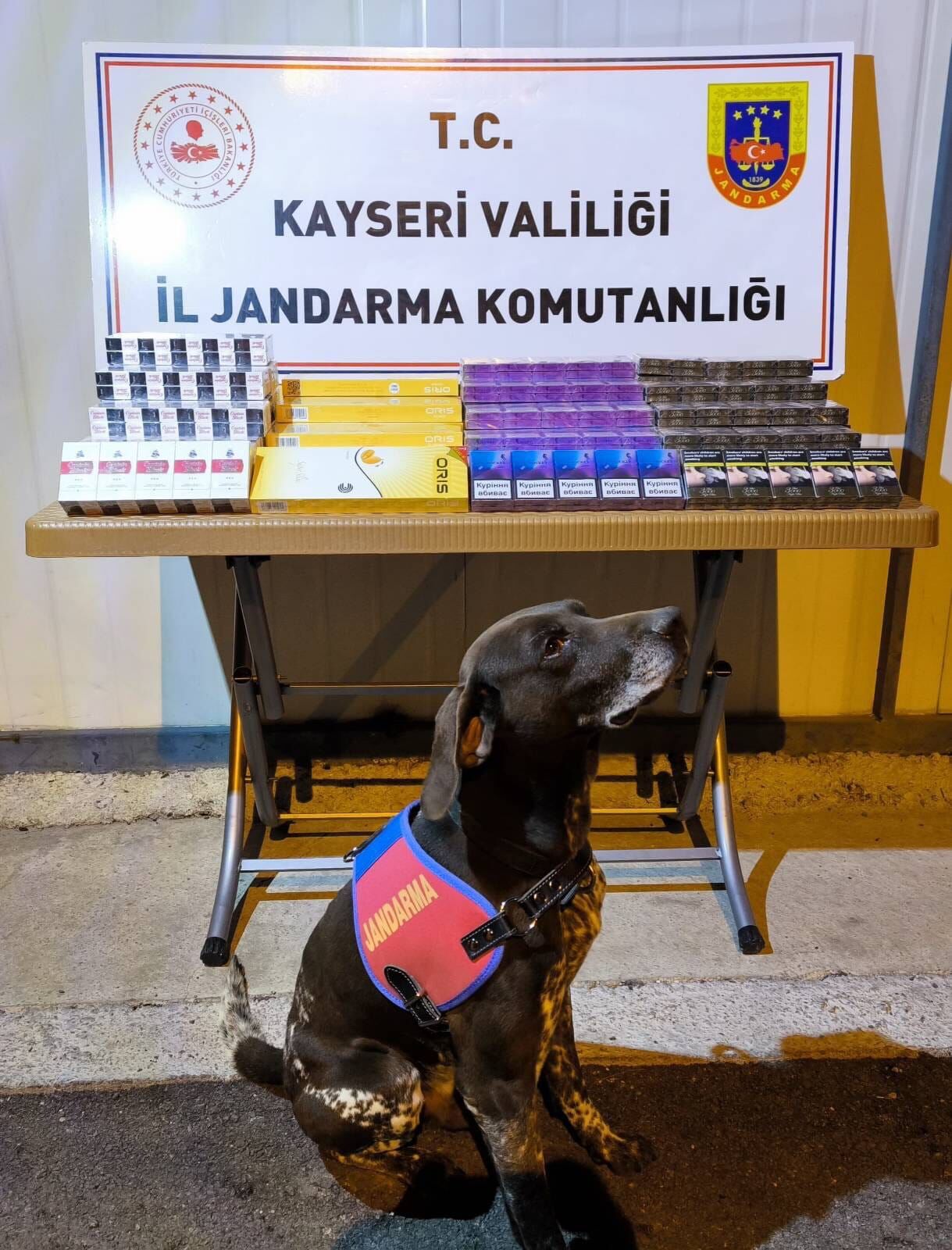 Kayseri'de 750 paket bandrolsüz kaçak sigara ele geçirildi