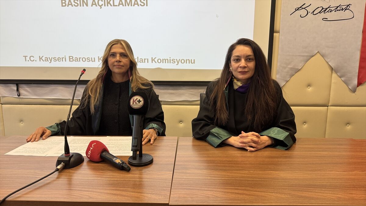 Kayseri Barosundan 'Kadına Yönelik Şiddete Karşı Uluslararası Mücadele Günü' açıklaması
