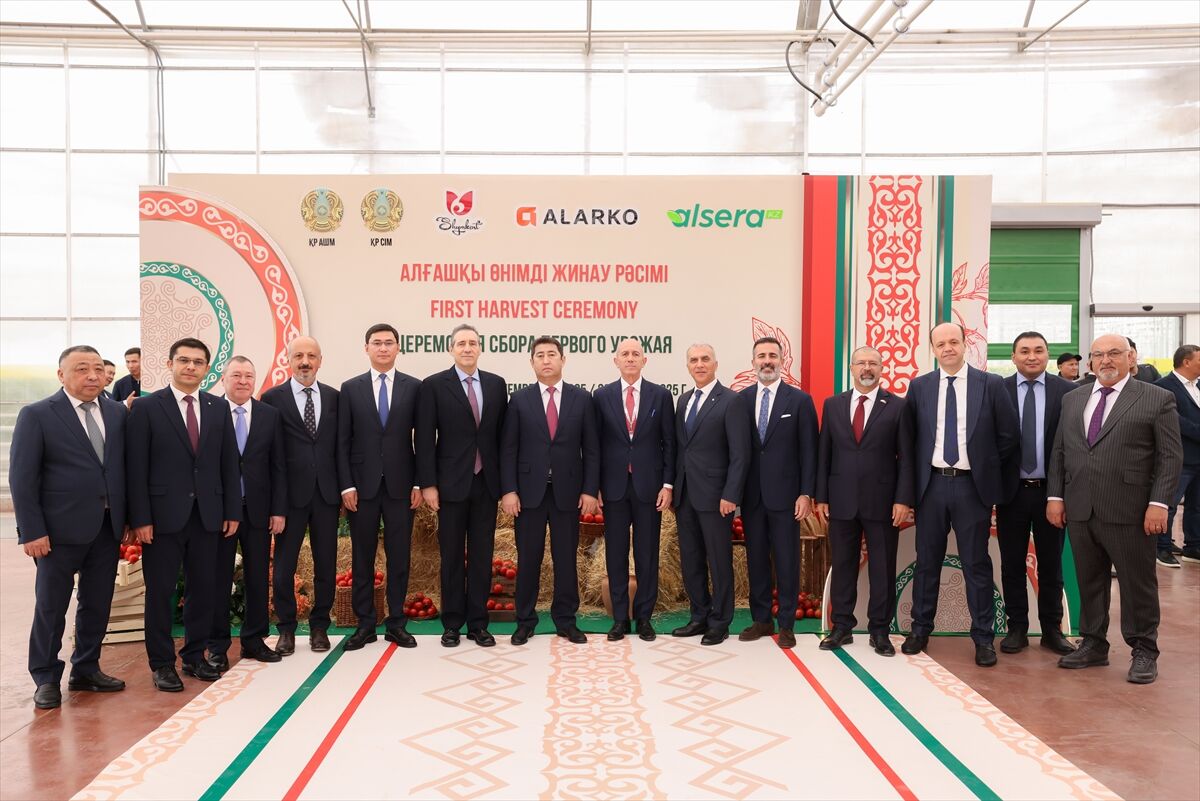 Alarko Tarım Kazakistan'da 40 hektarlık sera açtı