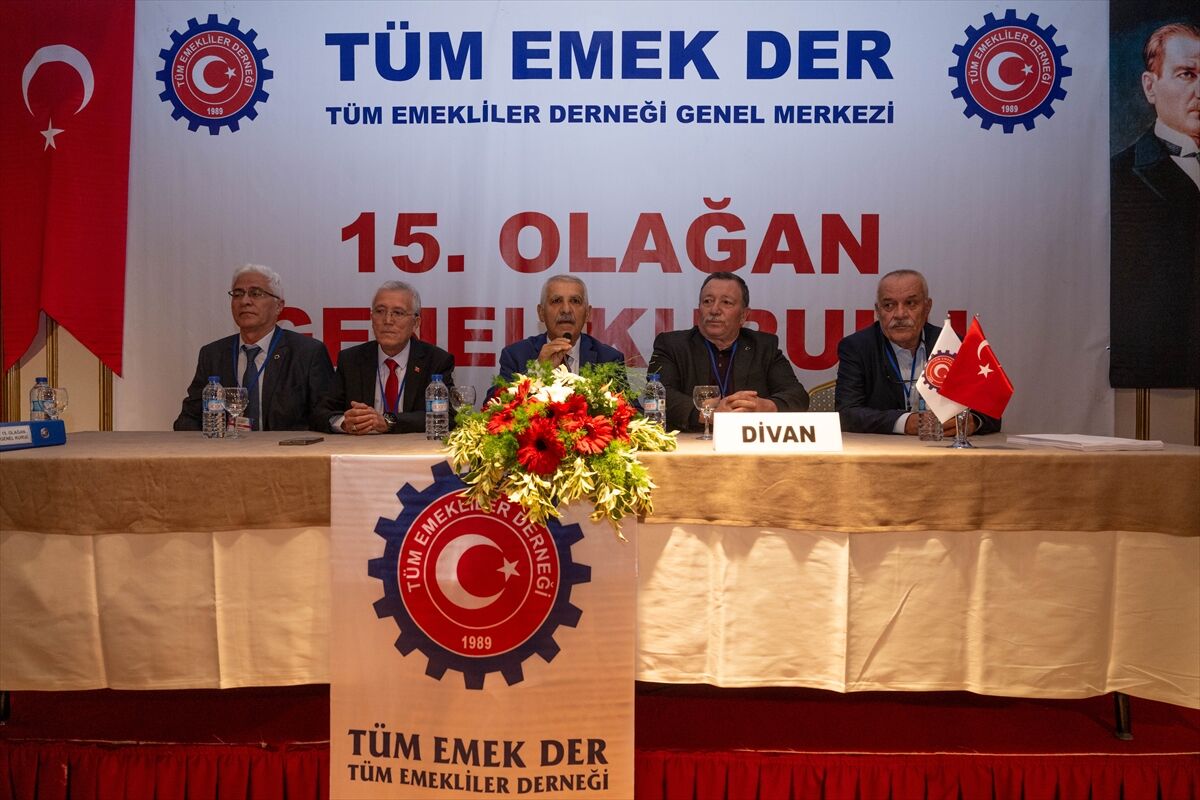 Tüm Emekliler Derneği 15. Olağan Genel Kurul Toplantısı yapıldı