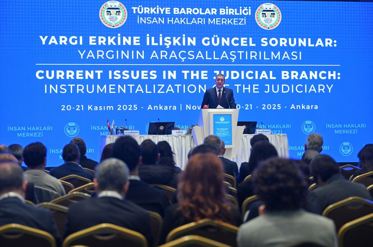 TBB'de 'Yargı Erkine İlişkin Güncel Sorunlar: Yargının Araçsallaştırılması' sempozyumu düzenlendi