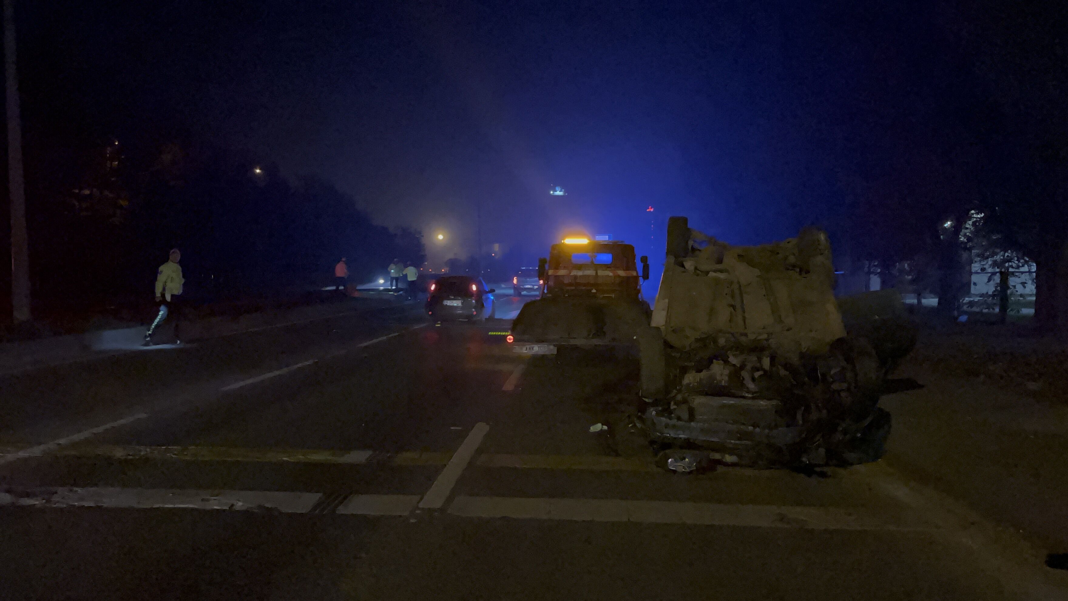 Eskişehir'de takla atan otomobilin sürücüsü yaralandı