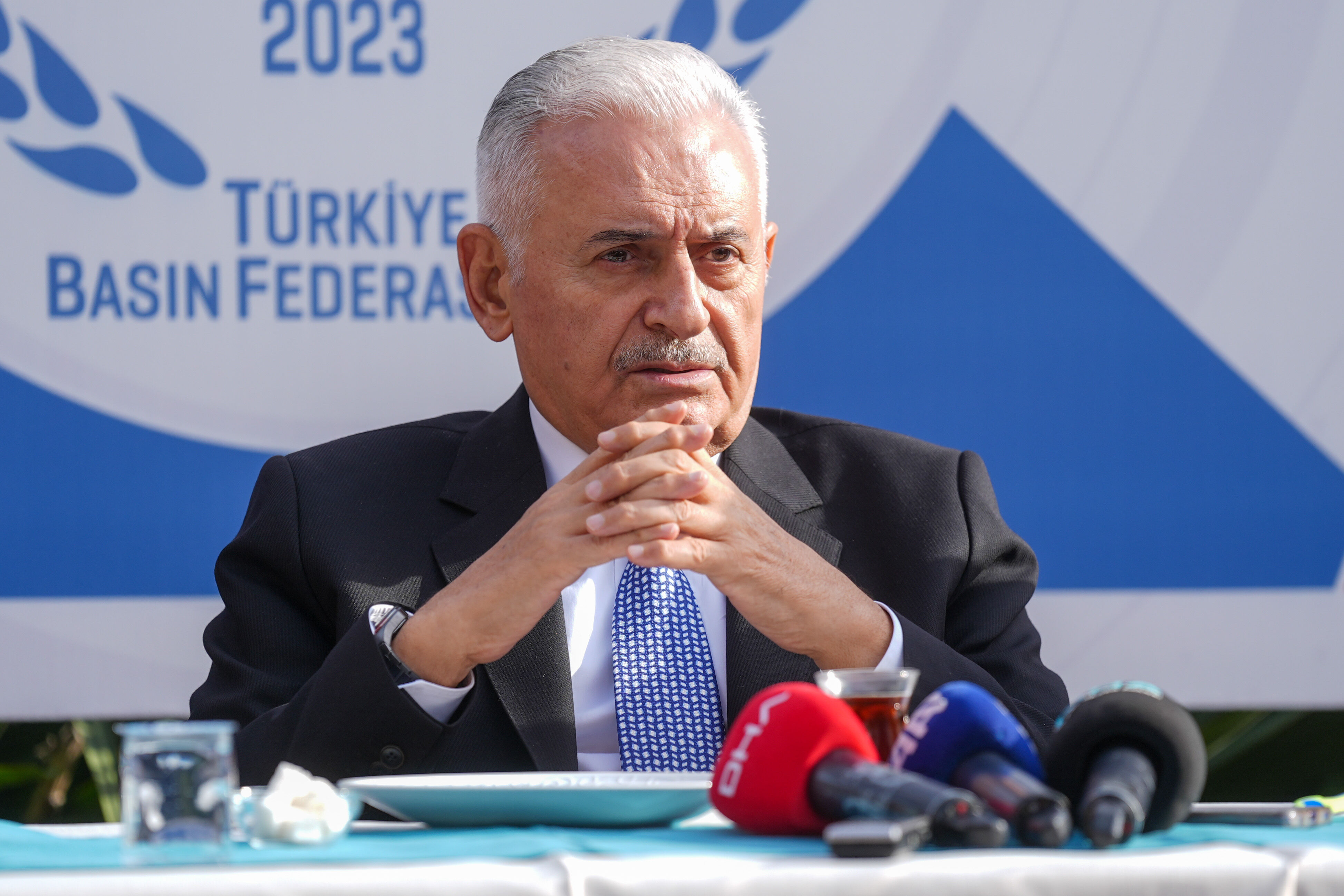 TDT Aksakallar Konseyi Başkanı Yıldırım, basın mensuplarıyla bir araya geldi: