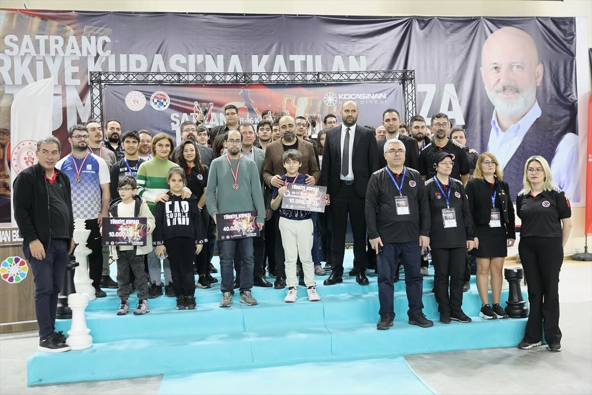 Kayseri'de düzenlenen Satranç Türkiye Kupası tamamlandı