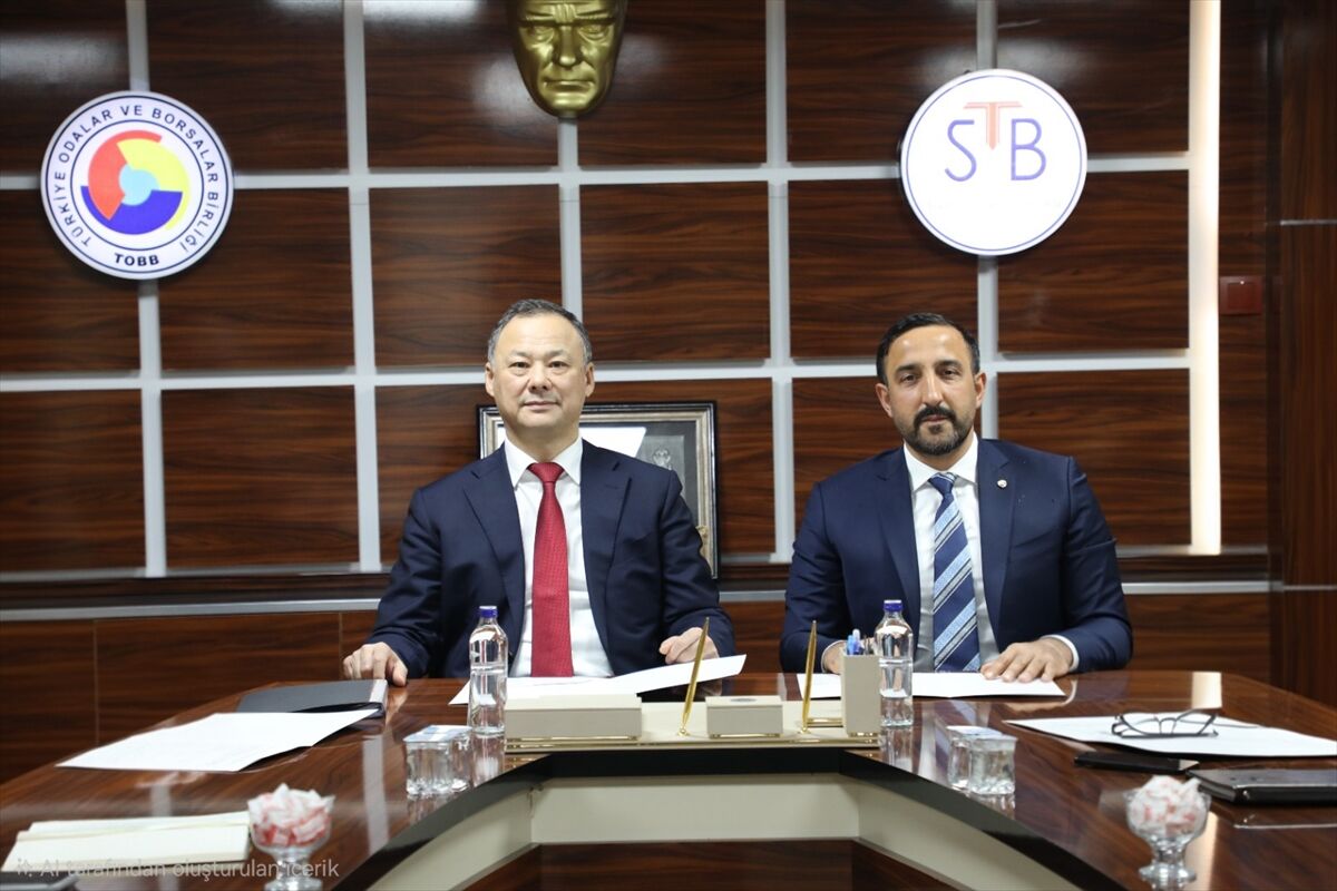 Kırgızistan'ın Ankara Büyükelçisi Kazakbaev'den Sivas Ticaret Borsasına ziyaret