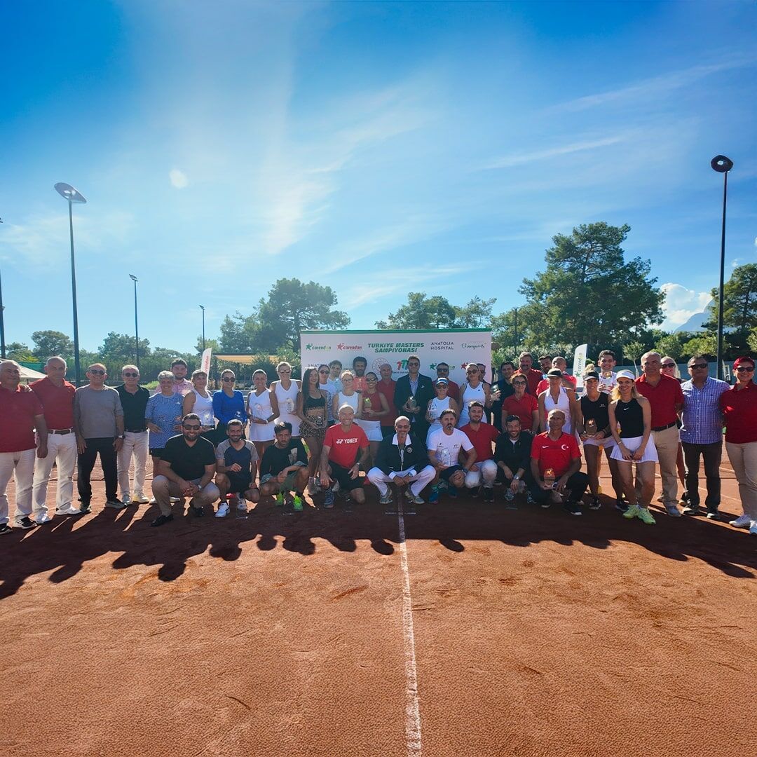 Corendon Tennis Club Kemer, Masters Türkiye Şampiyonası'na ev sahipliği yaptı