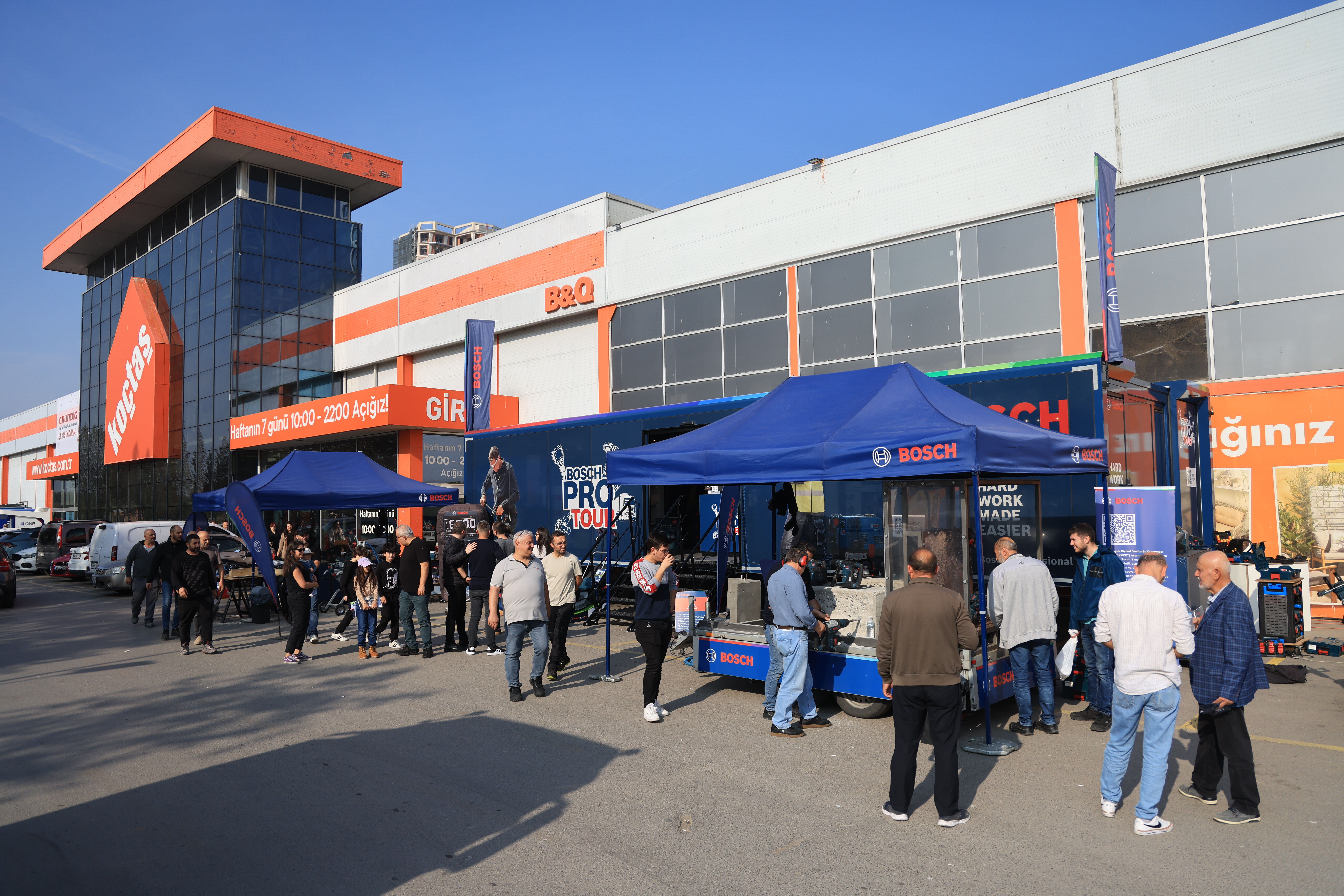 Bosch Pro Tour, Koçtaş Kartal Mağazası'nda profesyonellerle buluştu