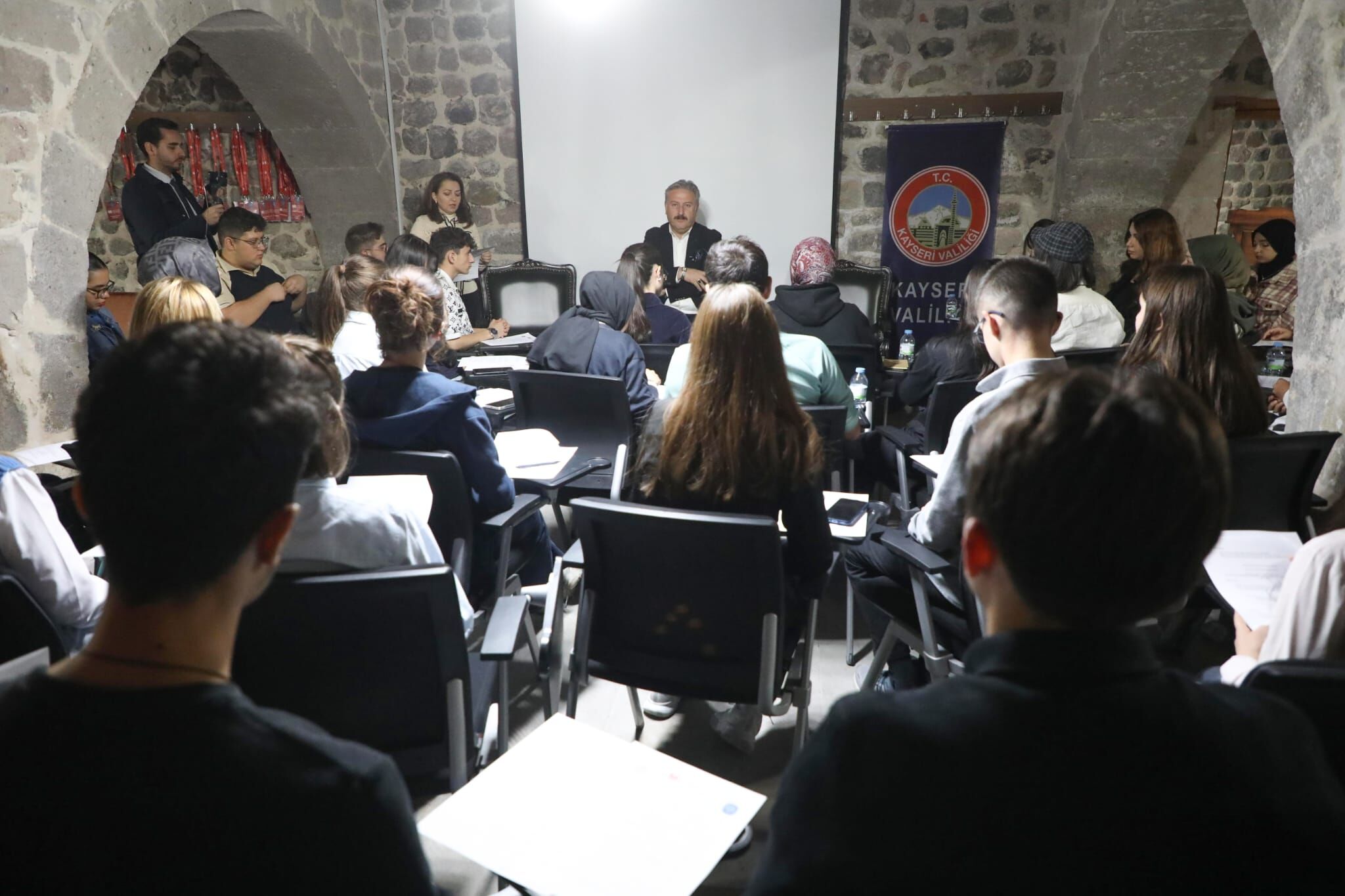 Başkan Palancıoğlu, Mektep Melikgazi öğrencileriyle bir araya geldi