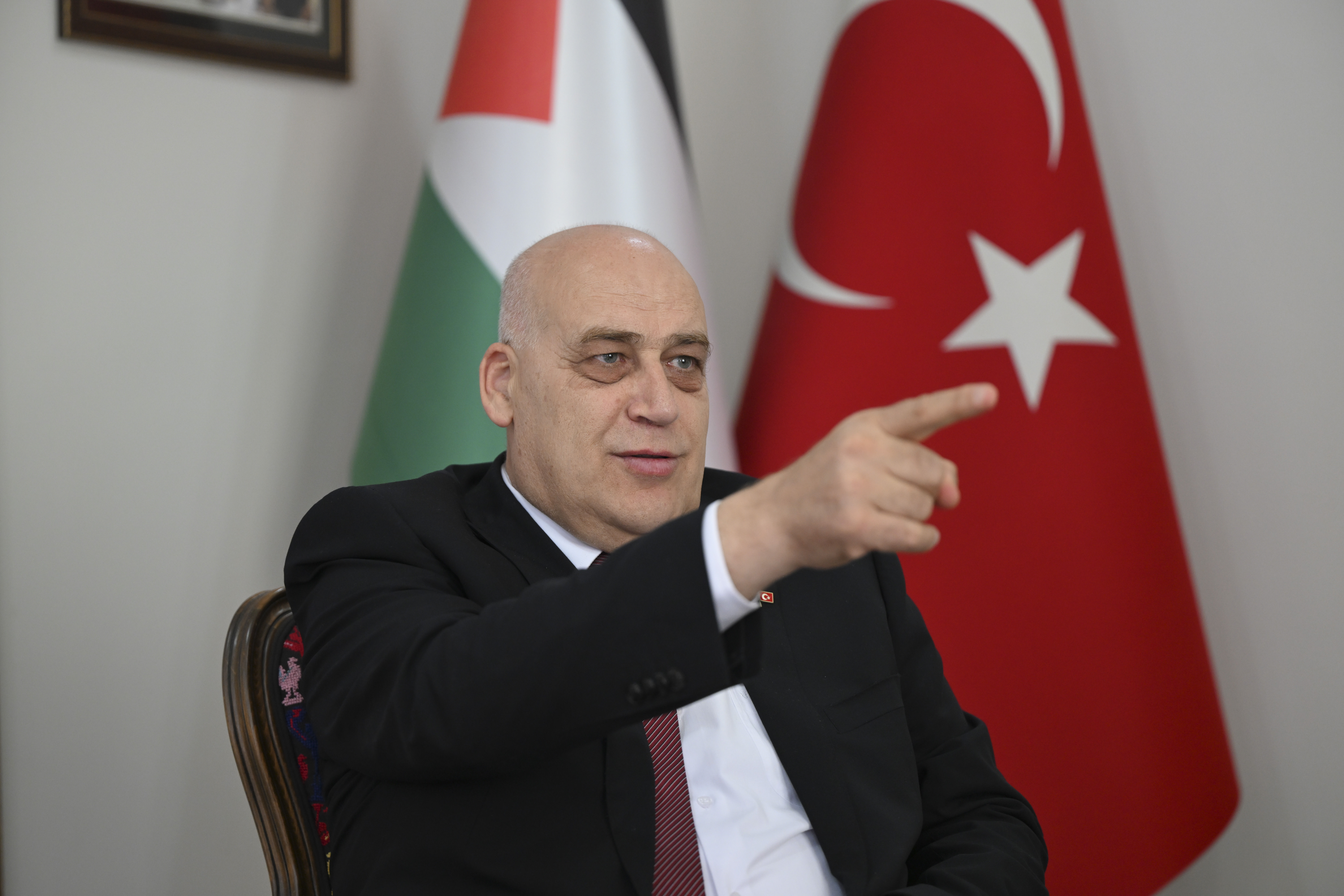 Filistin'in yeni Ankara Büyükelçisi Abu Jaish, Türkiye'nin ülkesinin en büyük destekçisi olduğunu söyledi: