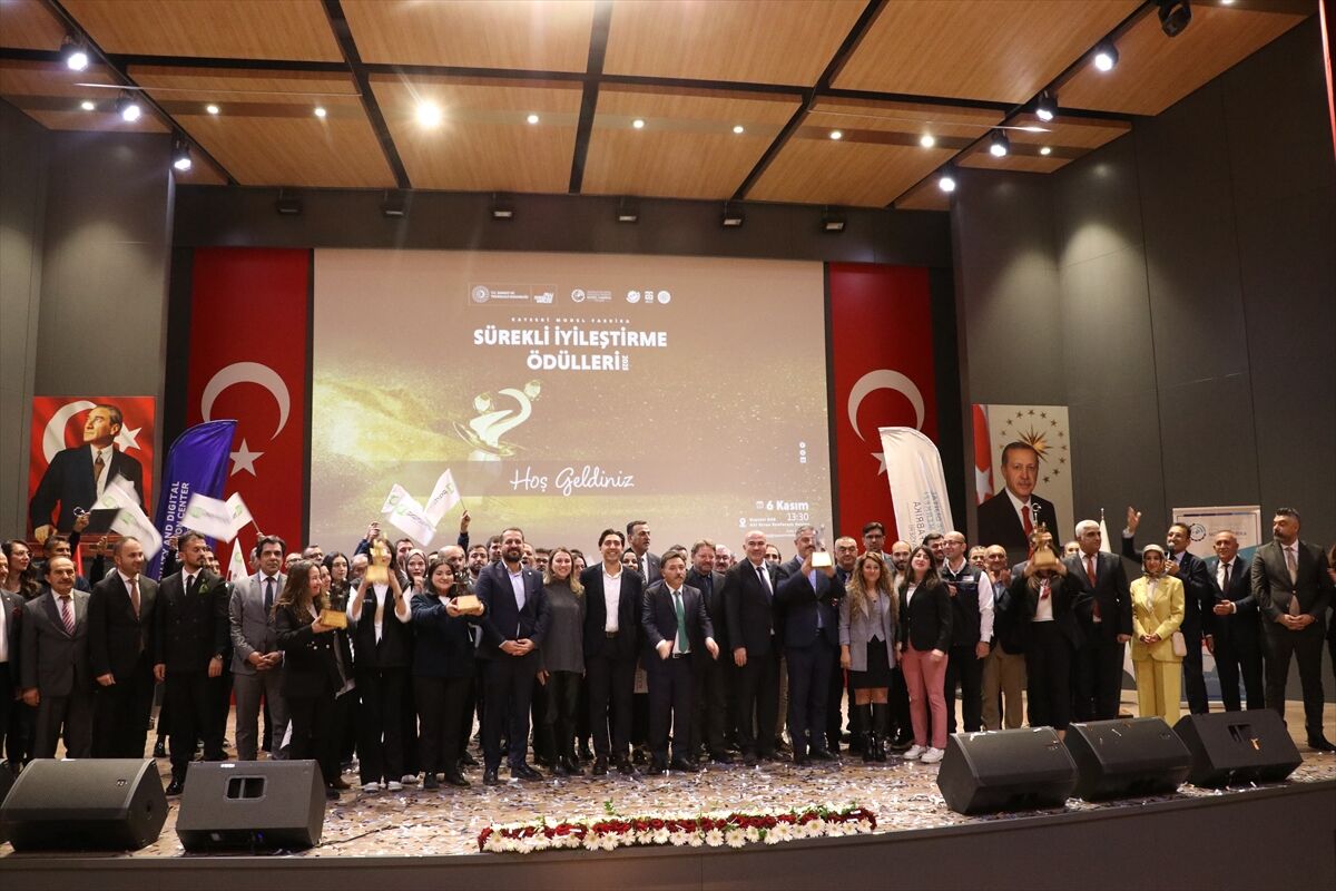 Kayseri'de 'Sürekli İyileştirme Ödülleri Töreni' yapıldı