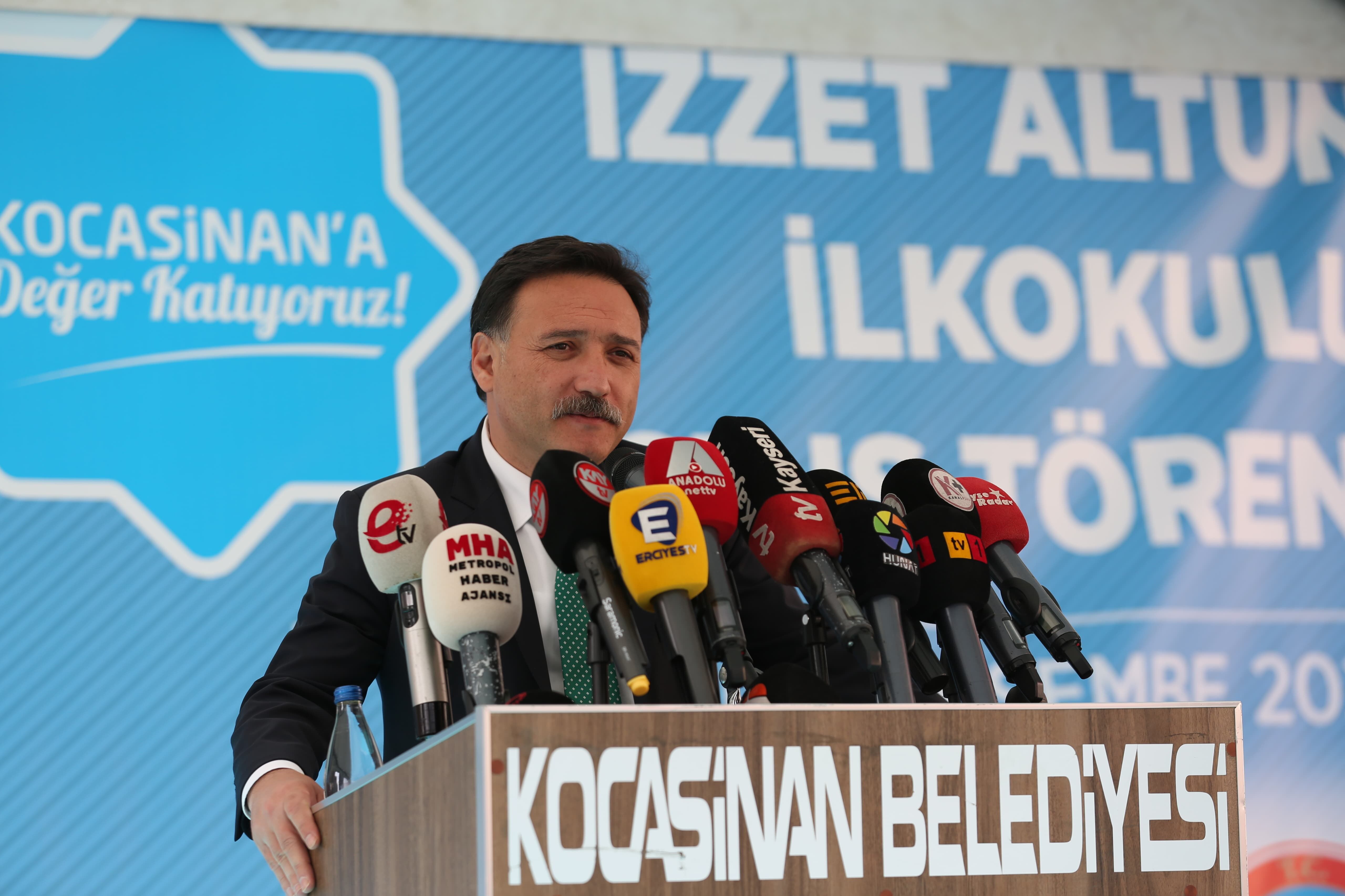 Kocasinan'da İzzet Altun İlkokulu'nun resmi açılışı yapıldı